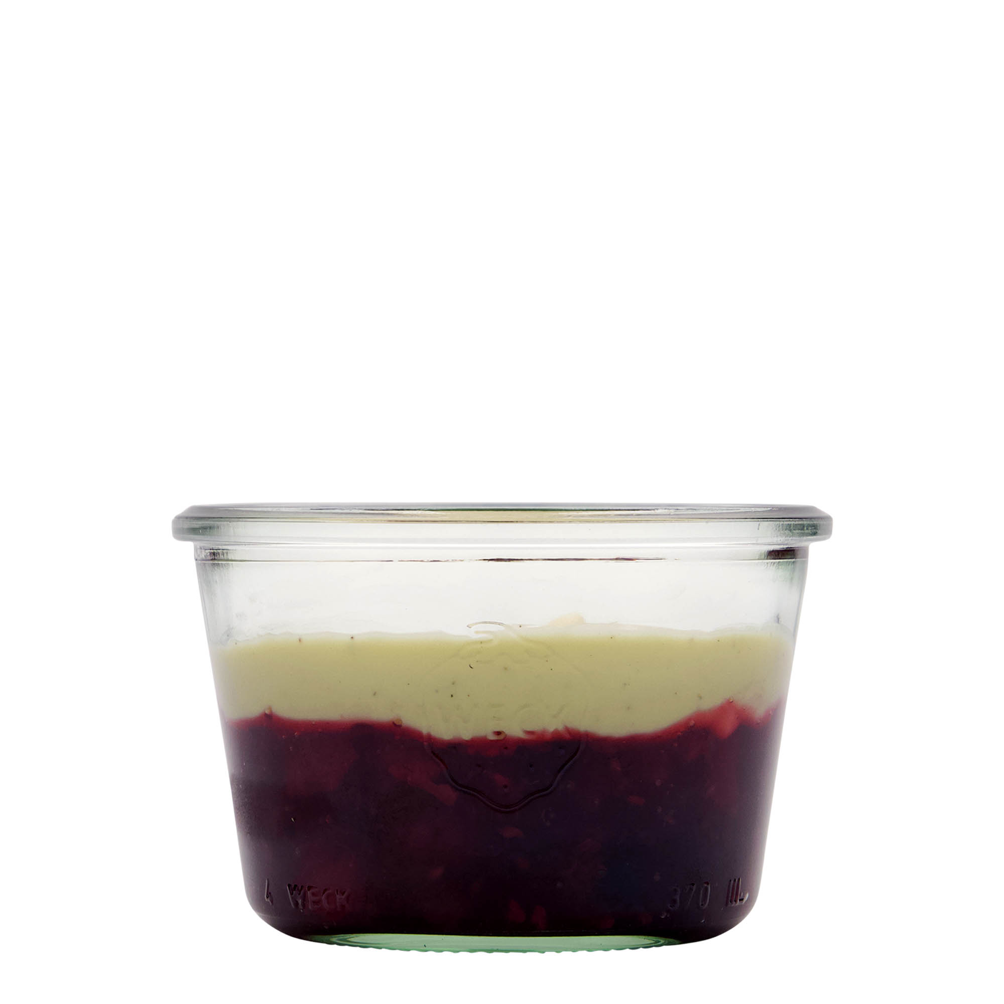 370 ml WECK staklenka za okretanje, otvor: okrugli rub