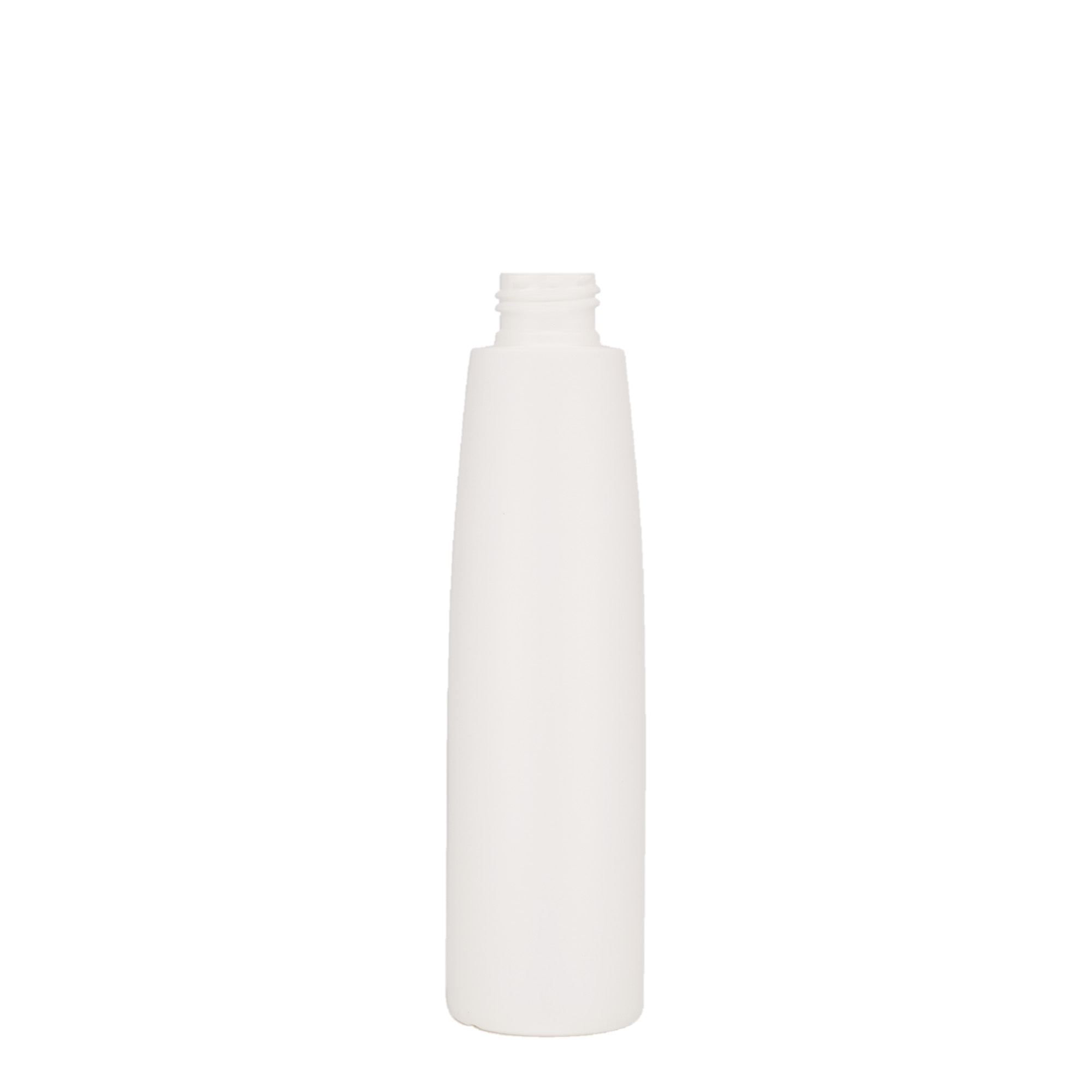 Plastična boca 200 ml 'Donald', HDPE, bijela, otvor: GPI 24/410 Plastična boca 200 ml 'Donald', HDPE, bijela, otvor: GPI 24/410