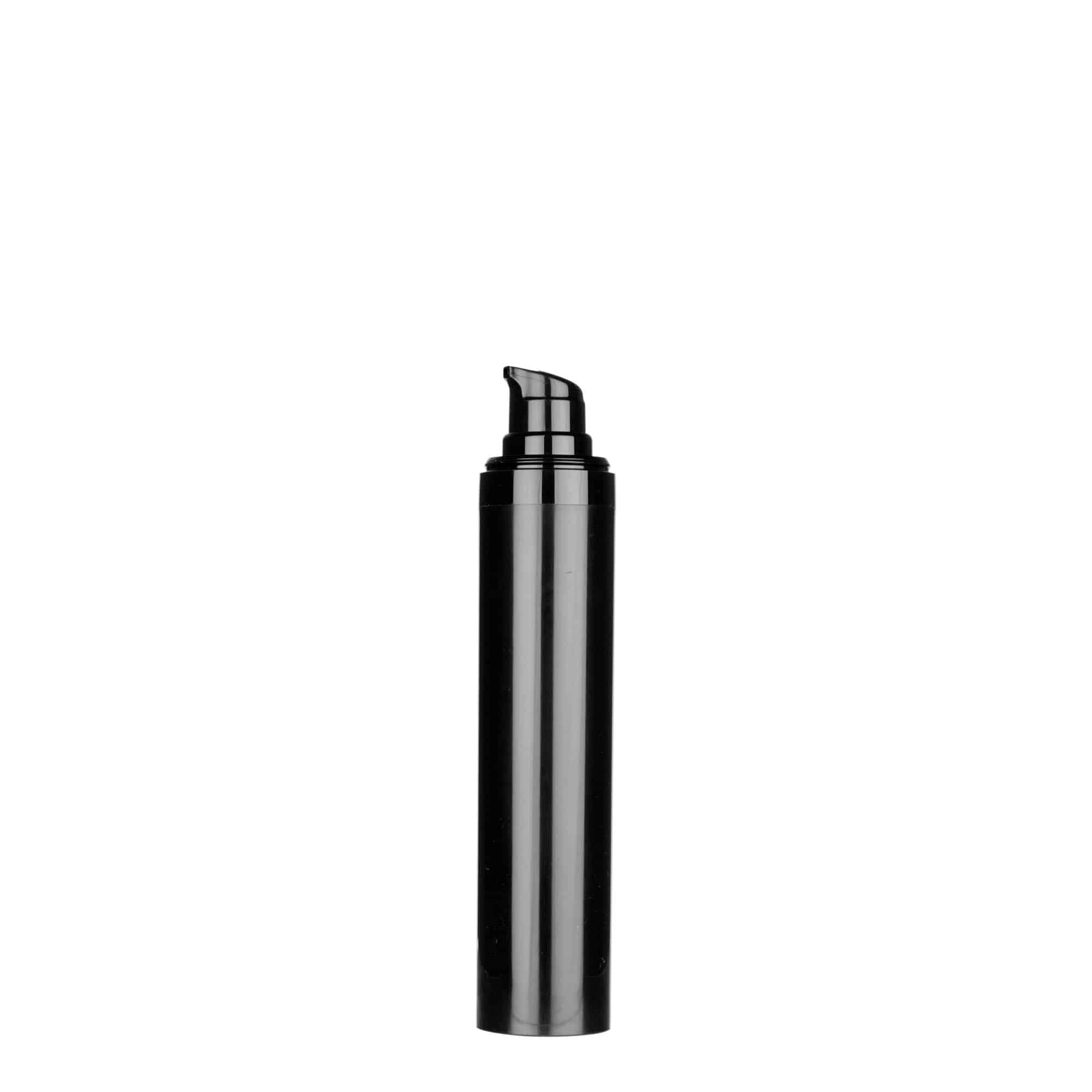 50 ml Airless dozirnik 'Micro', PP-plastika, crni