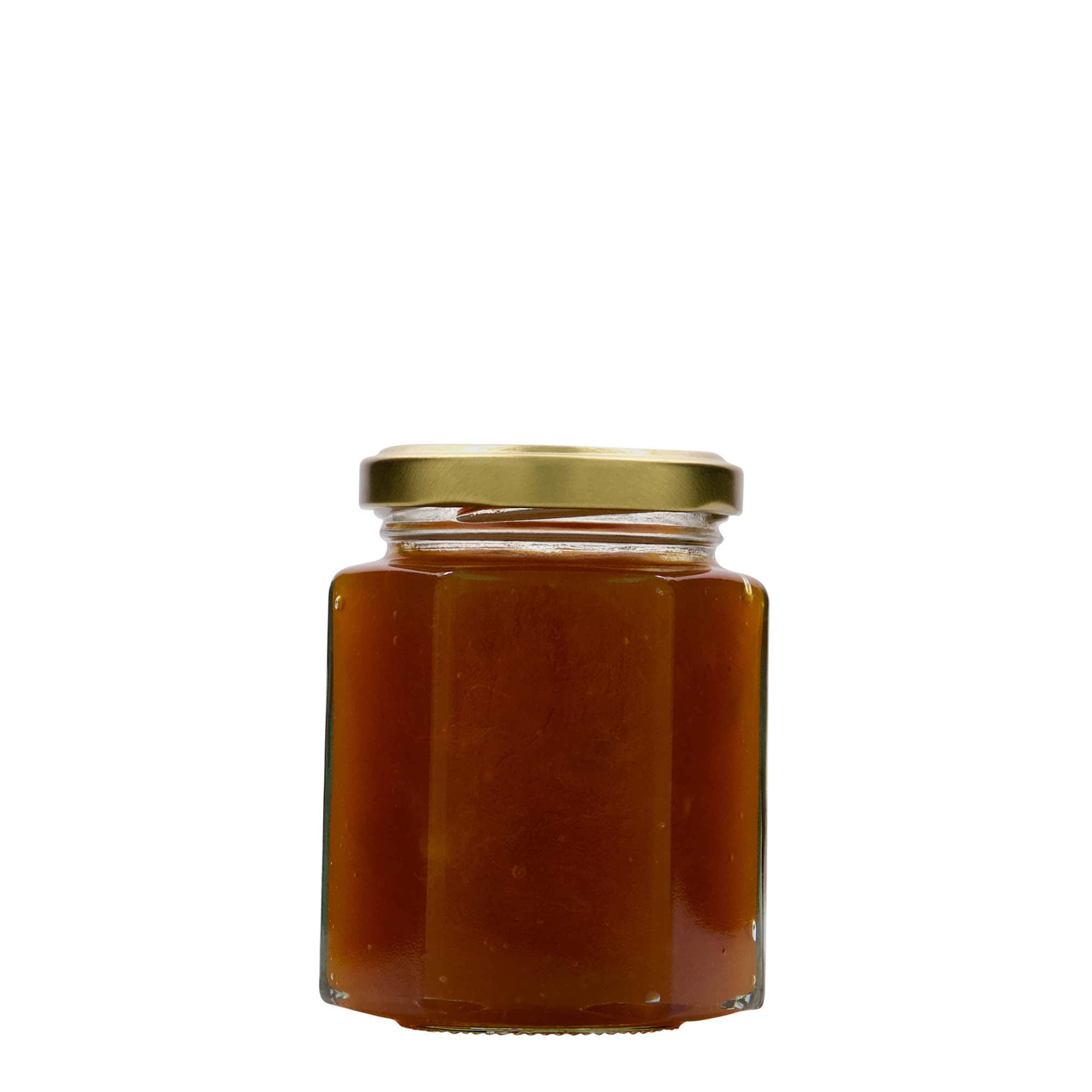 191 ml staklena tegla sa šestougaonim oblikom, otvor: Twist-Off (TO 58)