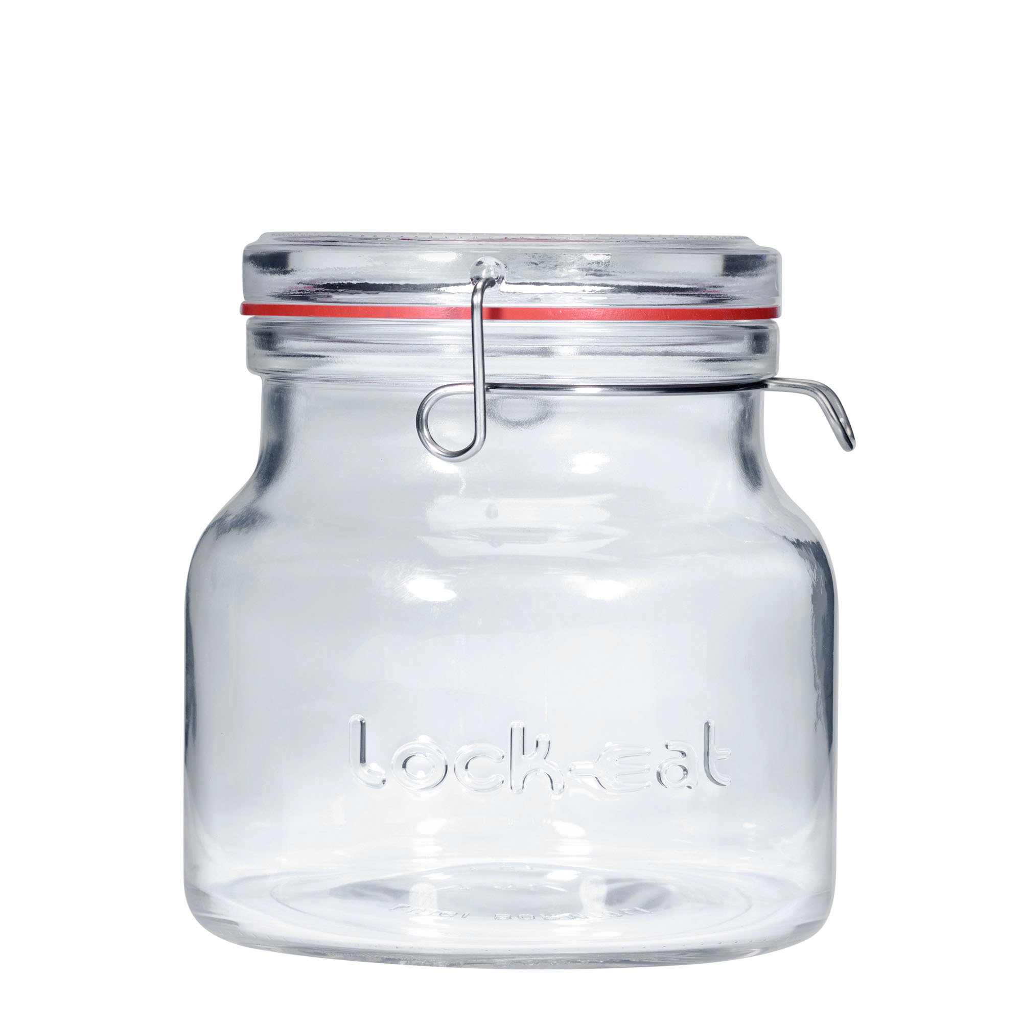 1.500 ml staklena tegla s metalnim zatvaračem 'Lock-Eat', otvor: metalni zatvarač s kopčom 1.500 ml staklena tegla s metalnim zatvaračem 'Lock-Eat', otvor: metalni zatvarač s kopčom