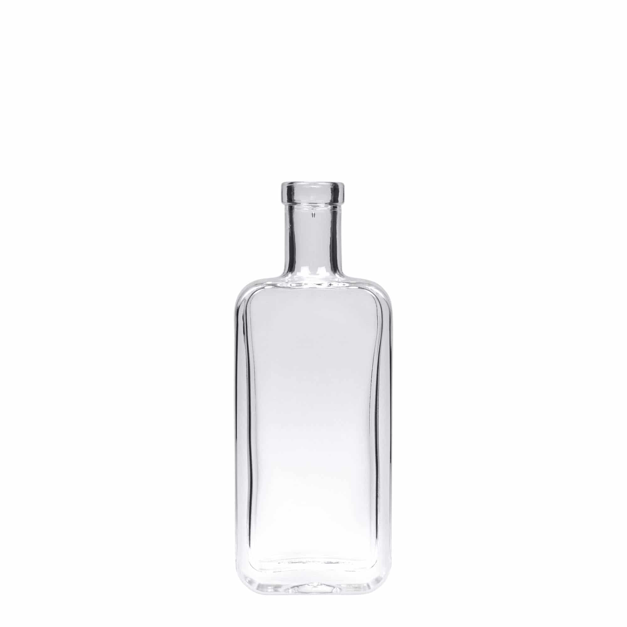 100 ml staklena boca 'Nice', pravokutna, grlo: pluta