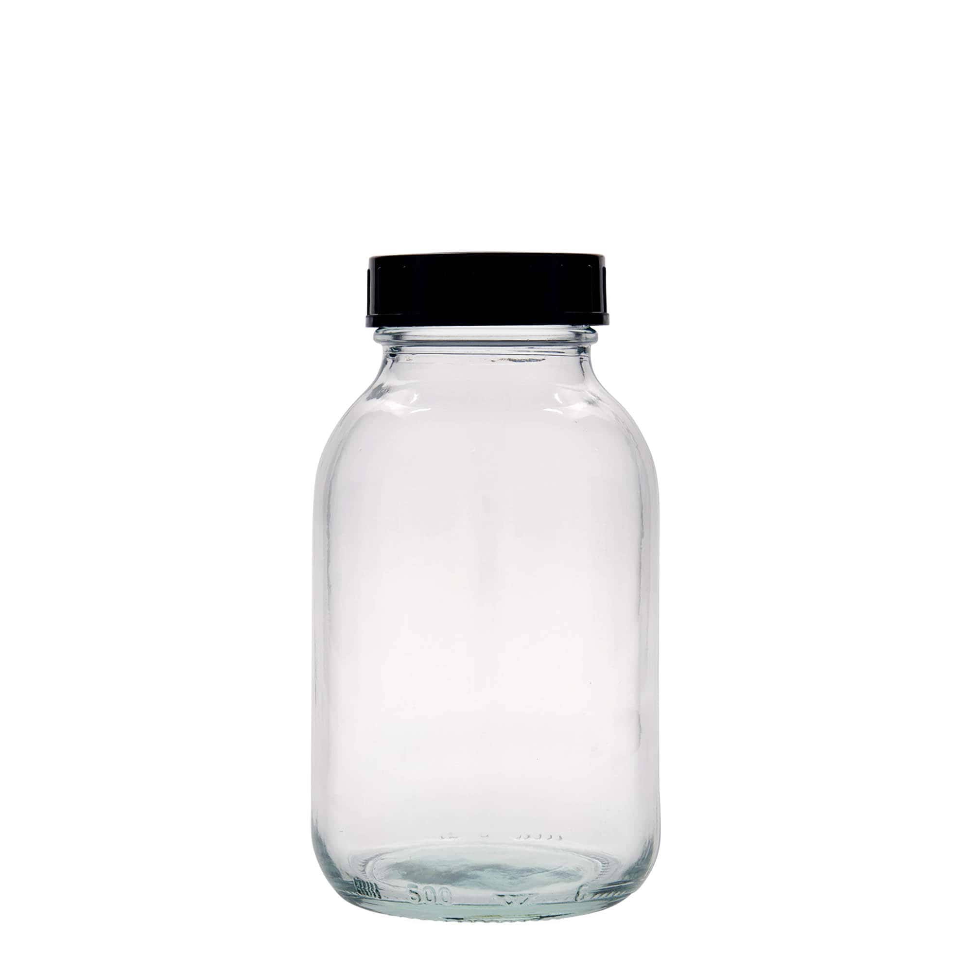 500 ml širokogrlo staklenka, otvor: DIN 55
