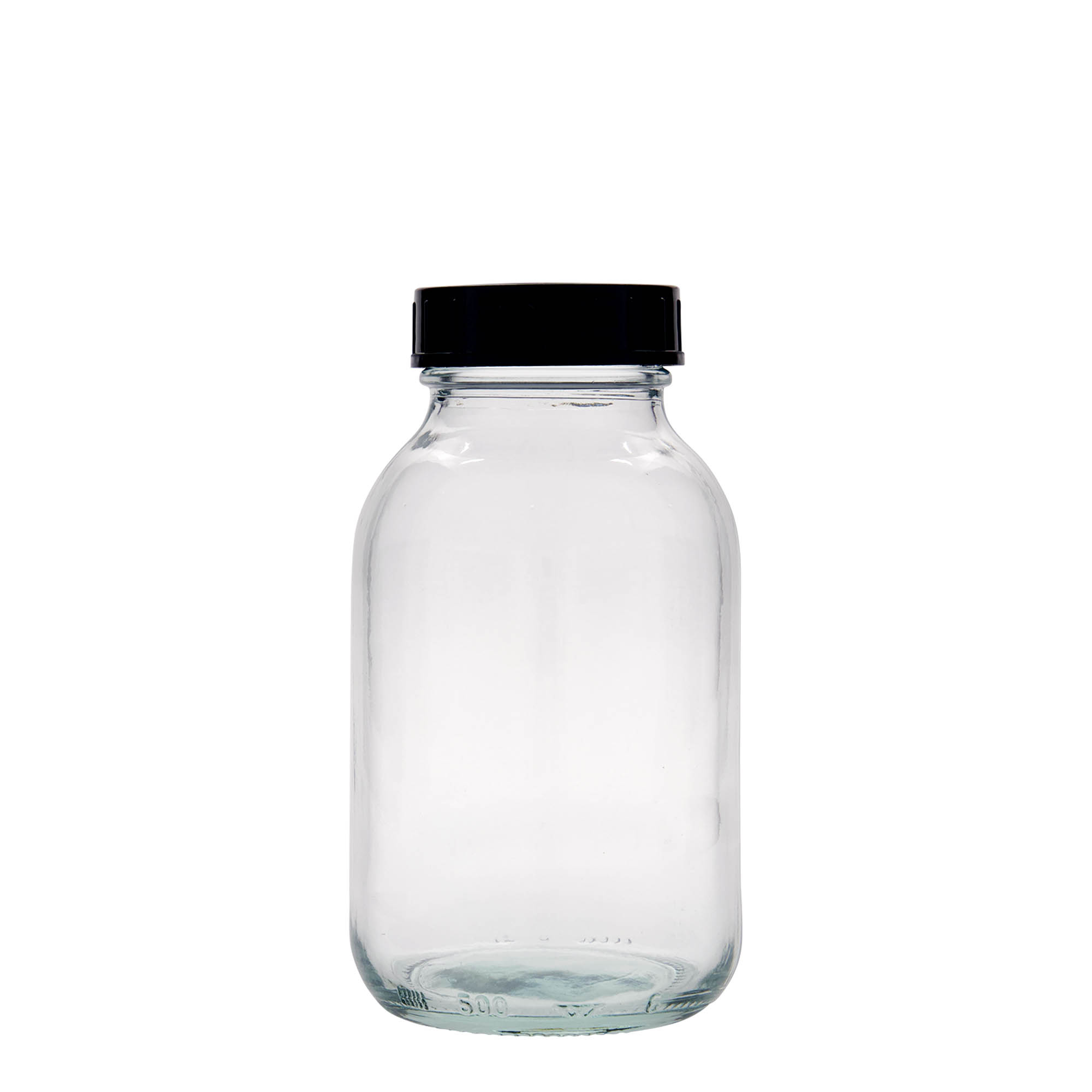 500 ml širokogrlo staklenka, otvor: DIN 55