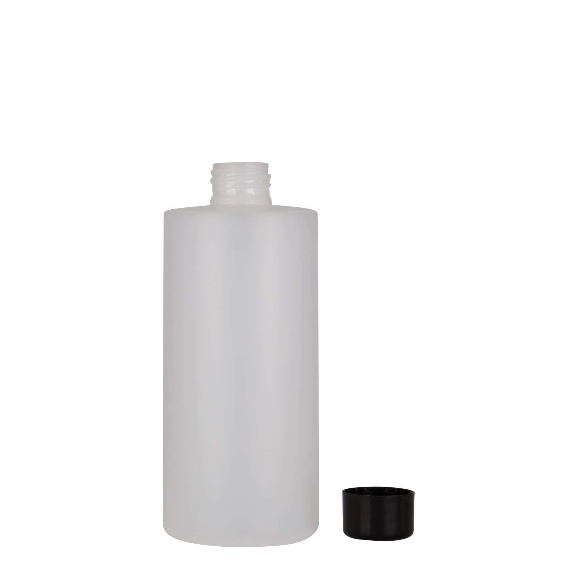 Plastična boca 300 ml 'Pipe', HDPE, bijela, otvor: GPI 24/410