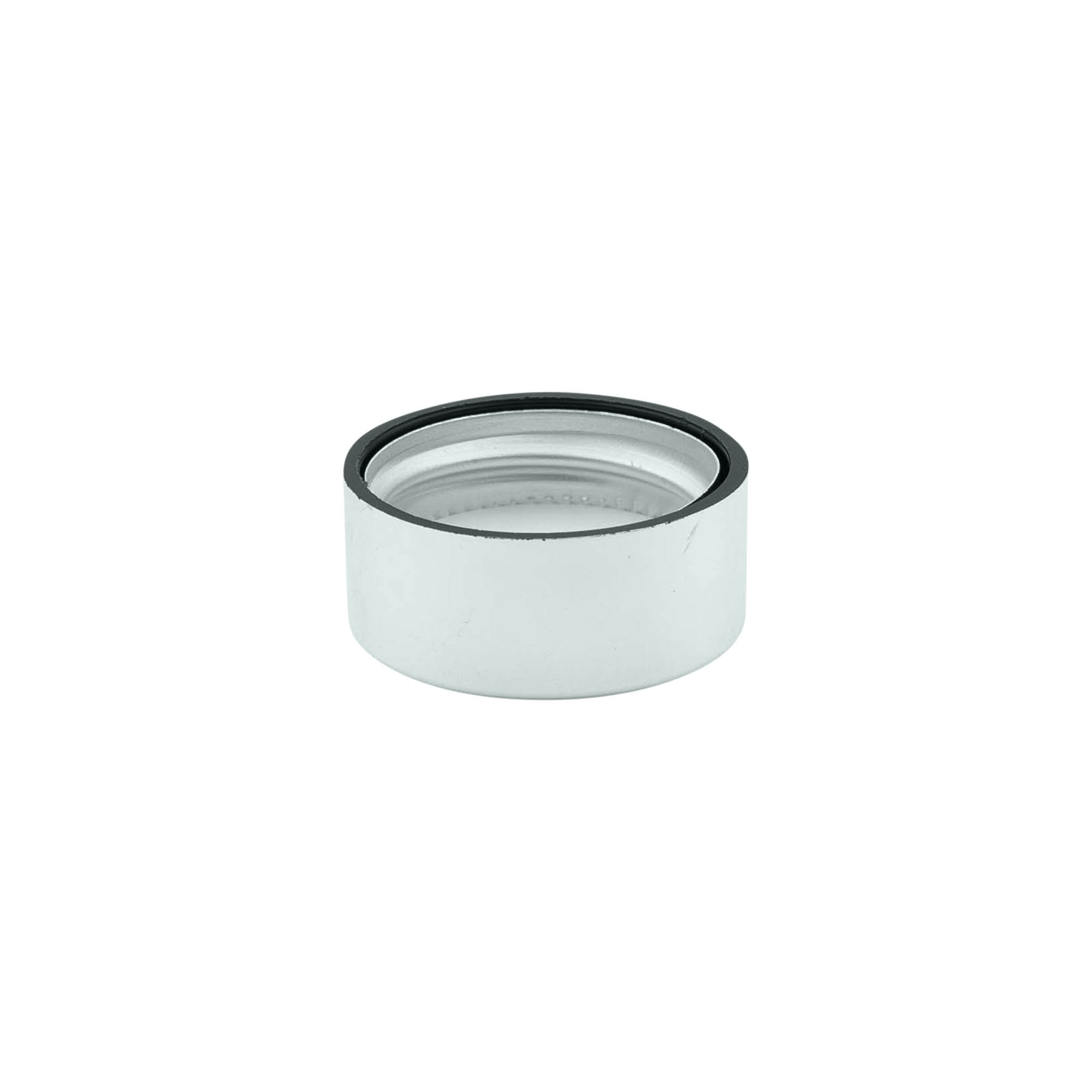Navojni zatvarač, ABS plastika, srebrne boje, za otvor: GPI 28/400 Navojni zatvarač, ABS plastika, srebrne boje, za otvor: GPI 28/400