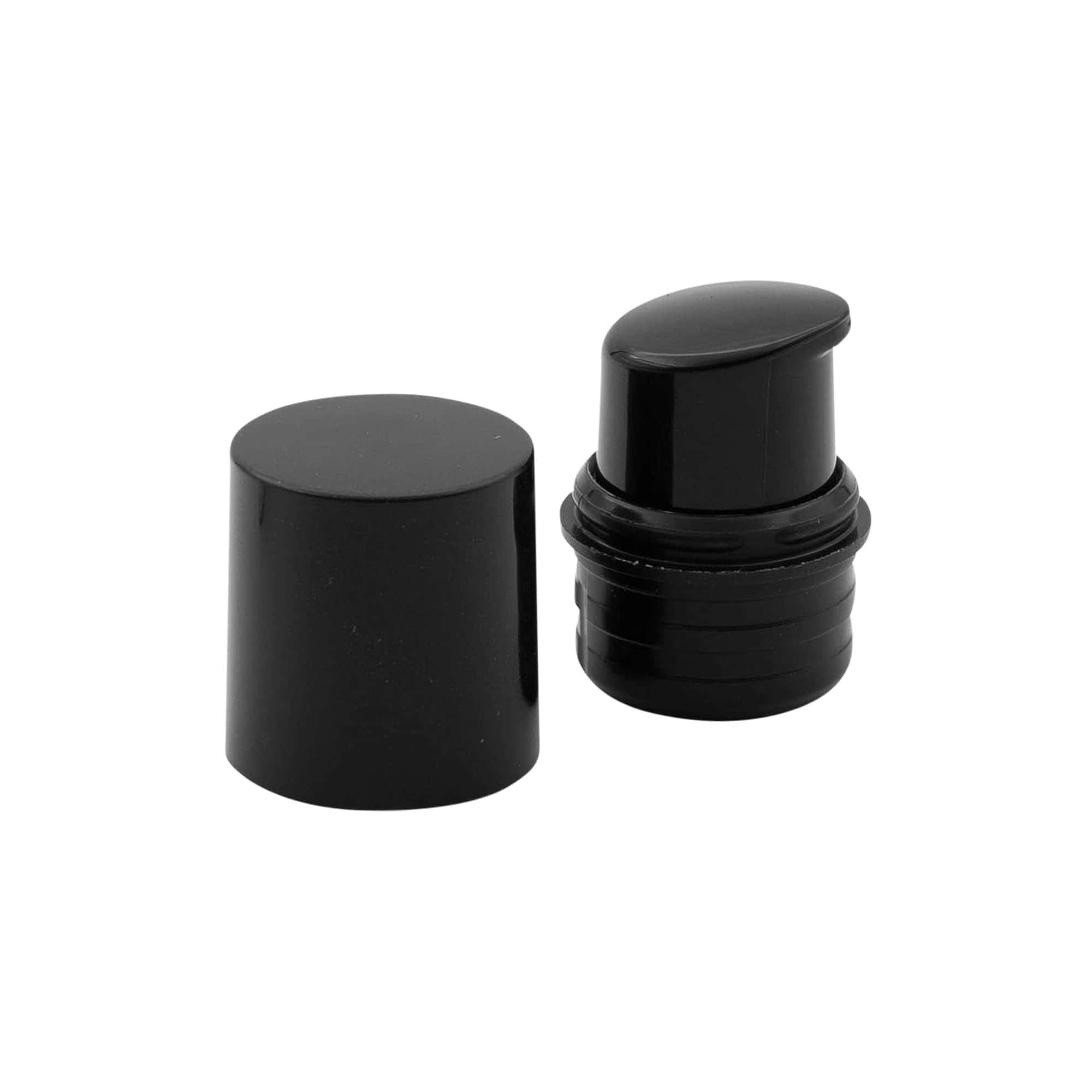 Airless dozirna pumpa 'Nano', PP-plastika, crna