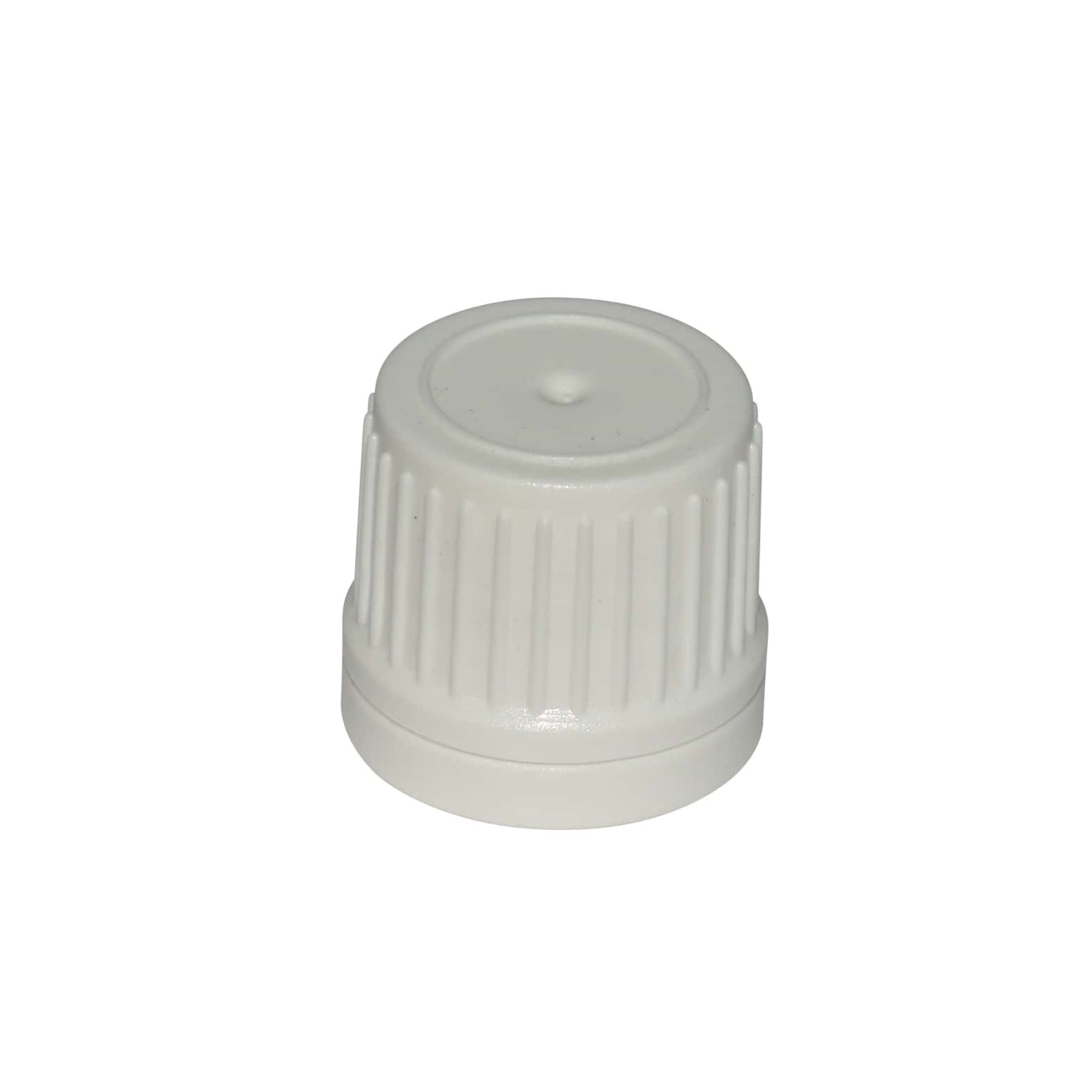 Navojni čep Disc Top, PP plastika, bijeli, za otvor: 24/410