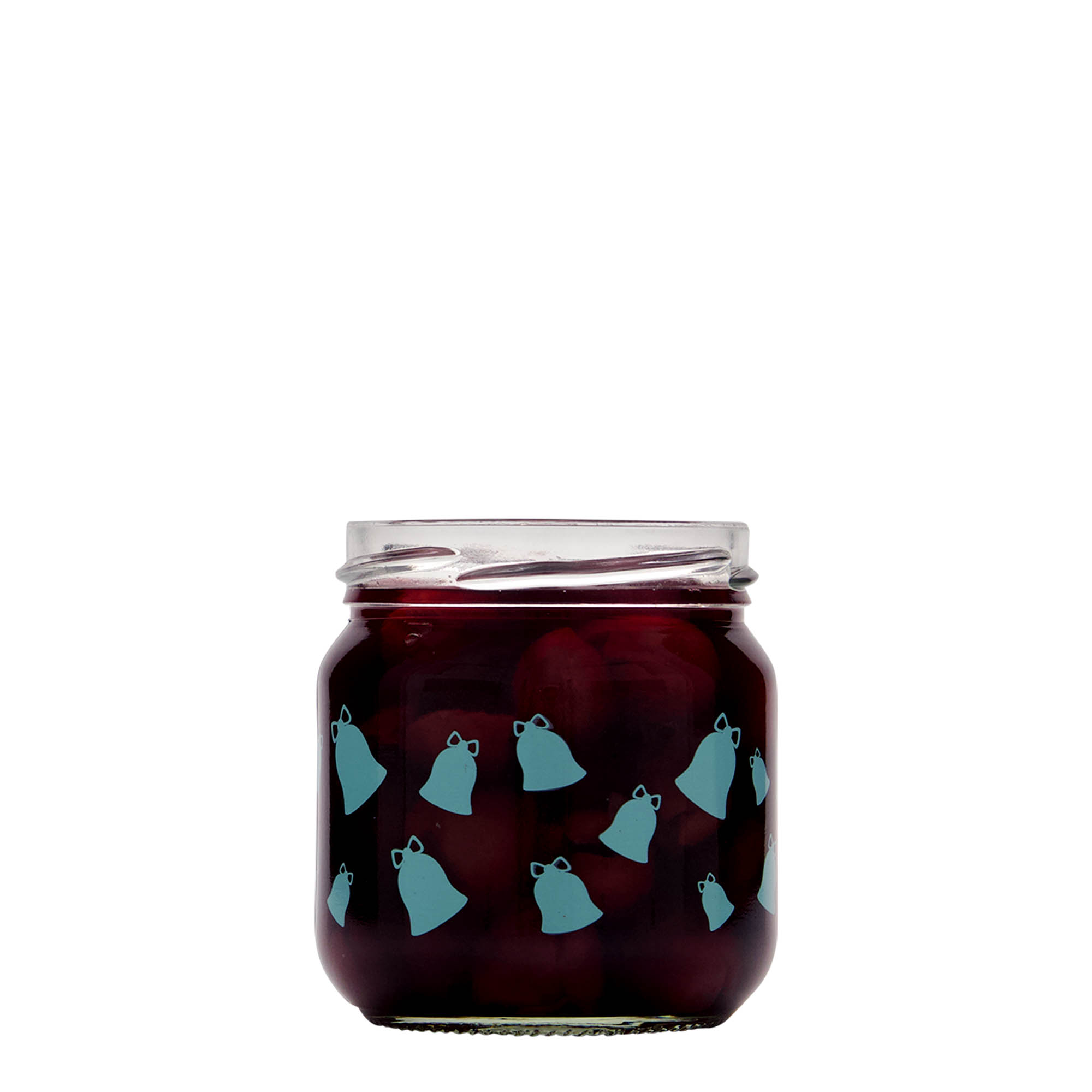 212 ml okrugla čaša, motiv: zvono, zvončić, otvor: Twist-Off (TO 66)