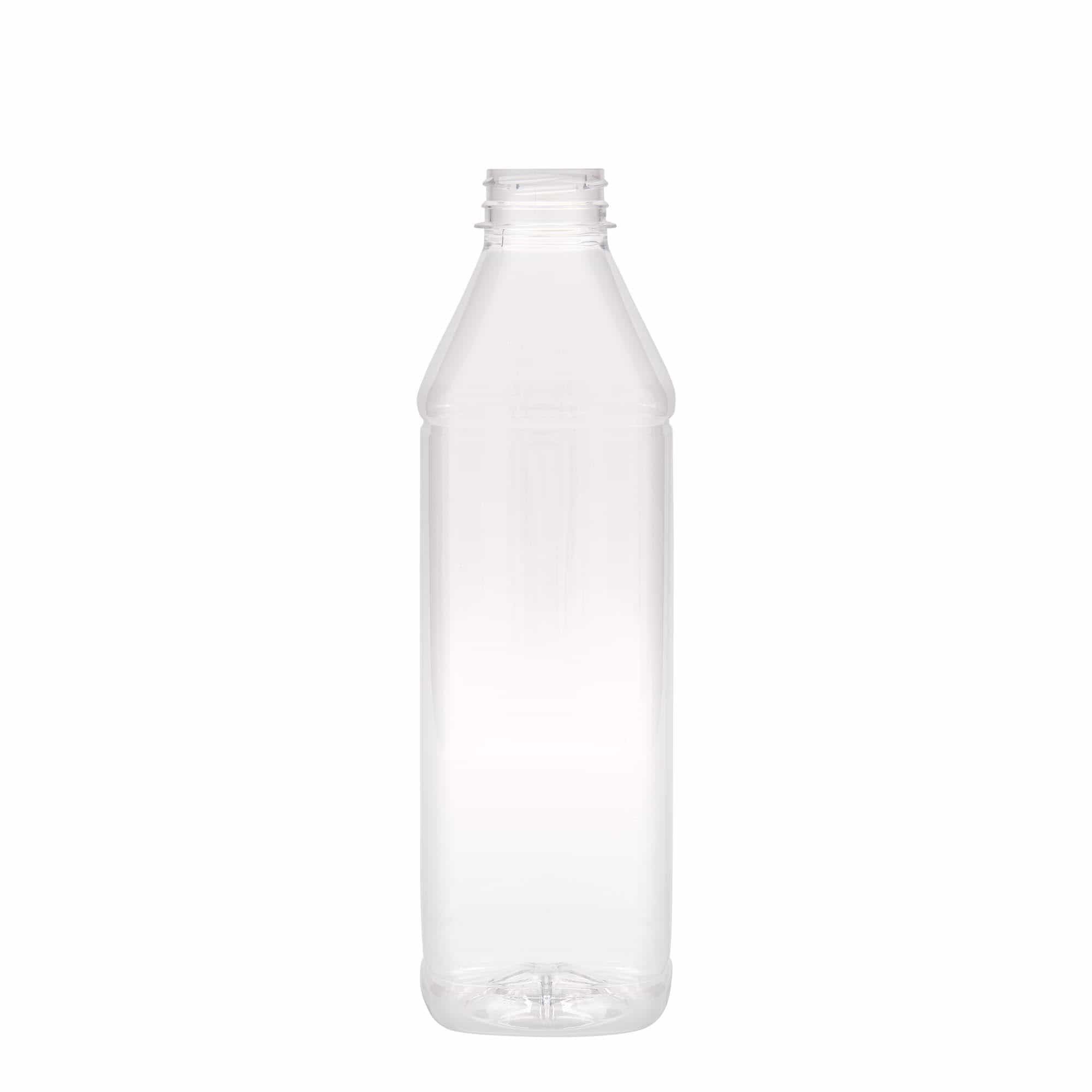 PET boca za mlijeko i sok Carré 1000 ml, kvadratna, plastika, otvor: 38 mm PET boca za mlijeko i sok Carré 1000 ml, kvadratna, plastika, otvor: 38 mm