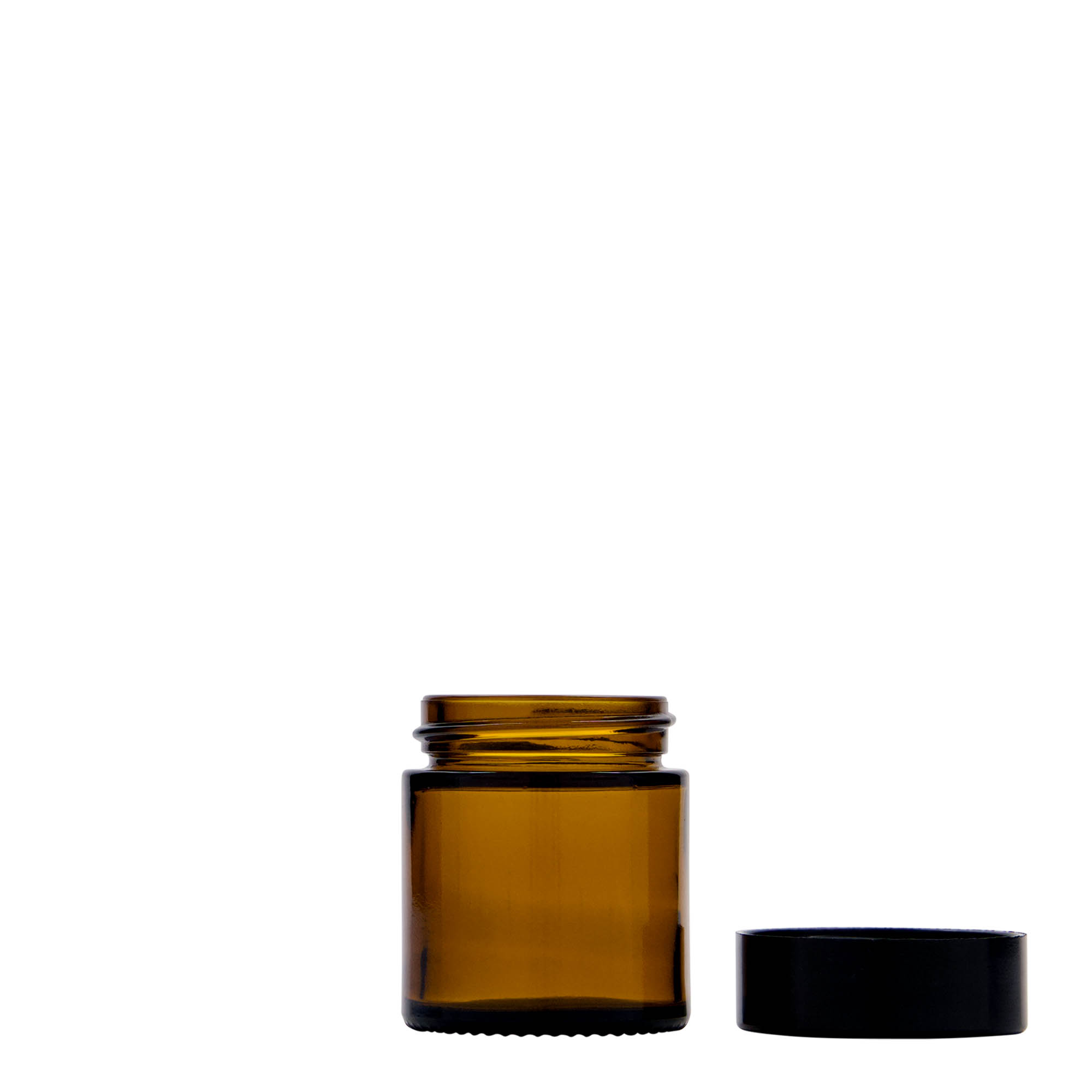 30 ml teglica 'Brown Line', staklo, smeđa, otvor: navojni zatvarač