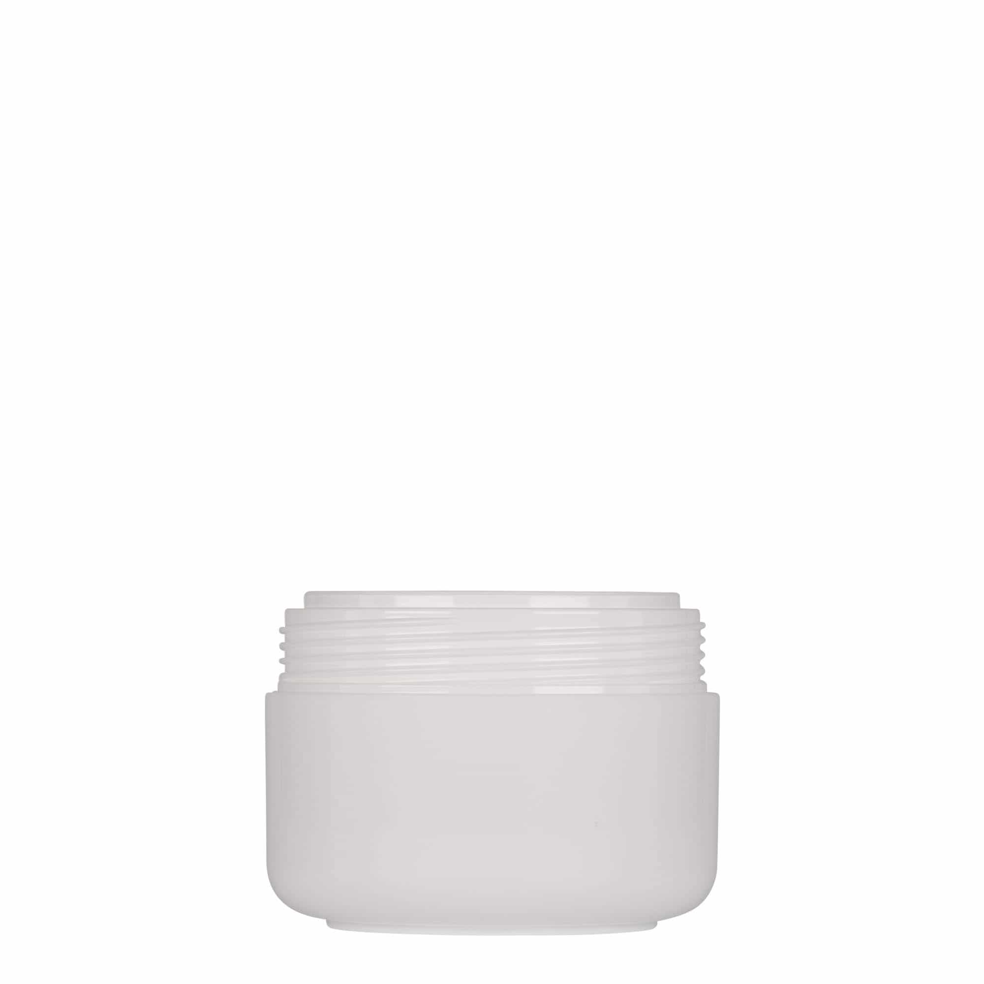 100 ml plastična posuda 'Bianca', PP, bijela, otvor: navojni poklopac