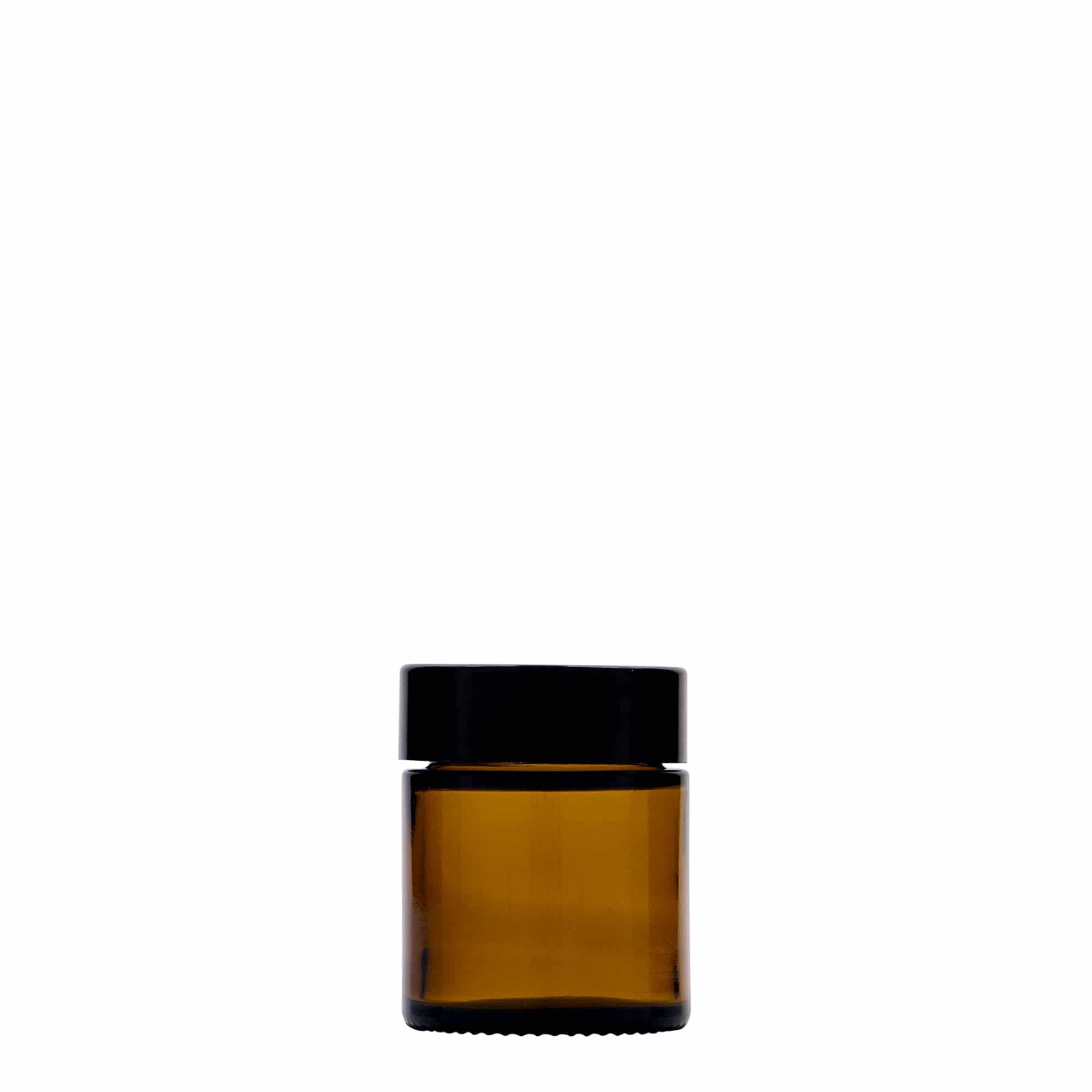 30 ml teglica 'Brown Line', staklo, smeđa, otvor: navojni zatvarač