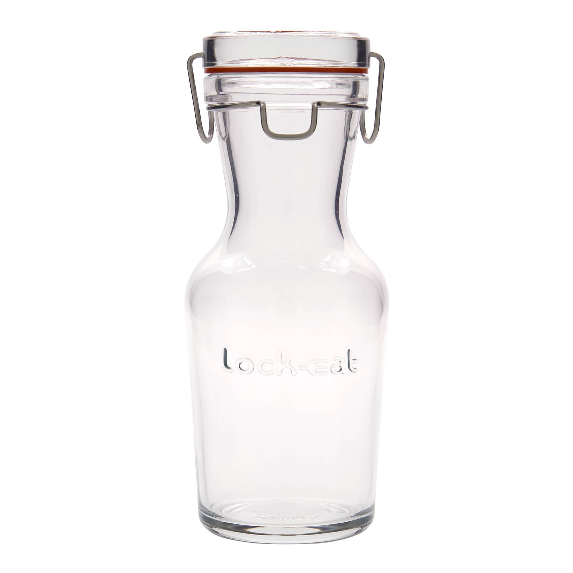500 ml staklena karafa 'Lock-Eat', otvor: zatvarač sa žičanim kopčama