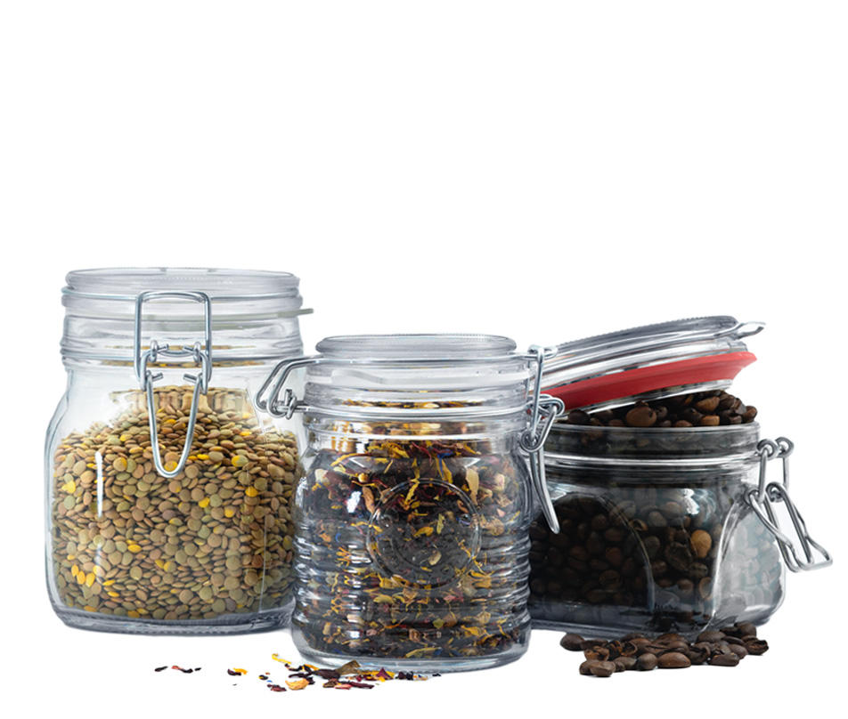 Staklenke s hermetičkim poklopcem Staklenke s hermetičkim poklopcem