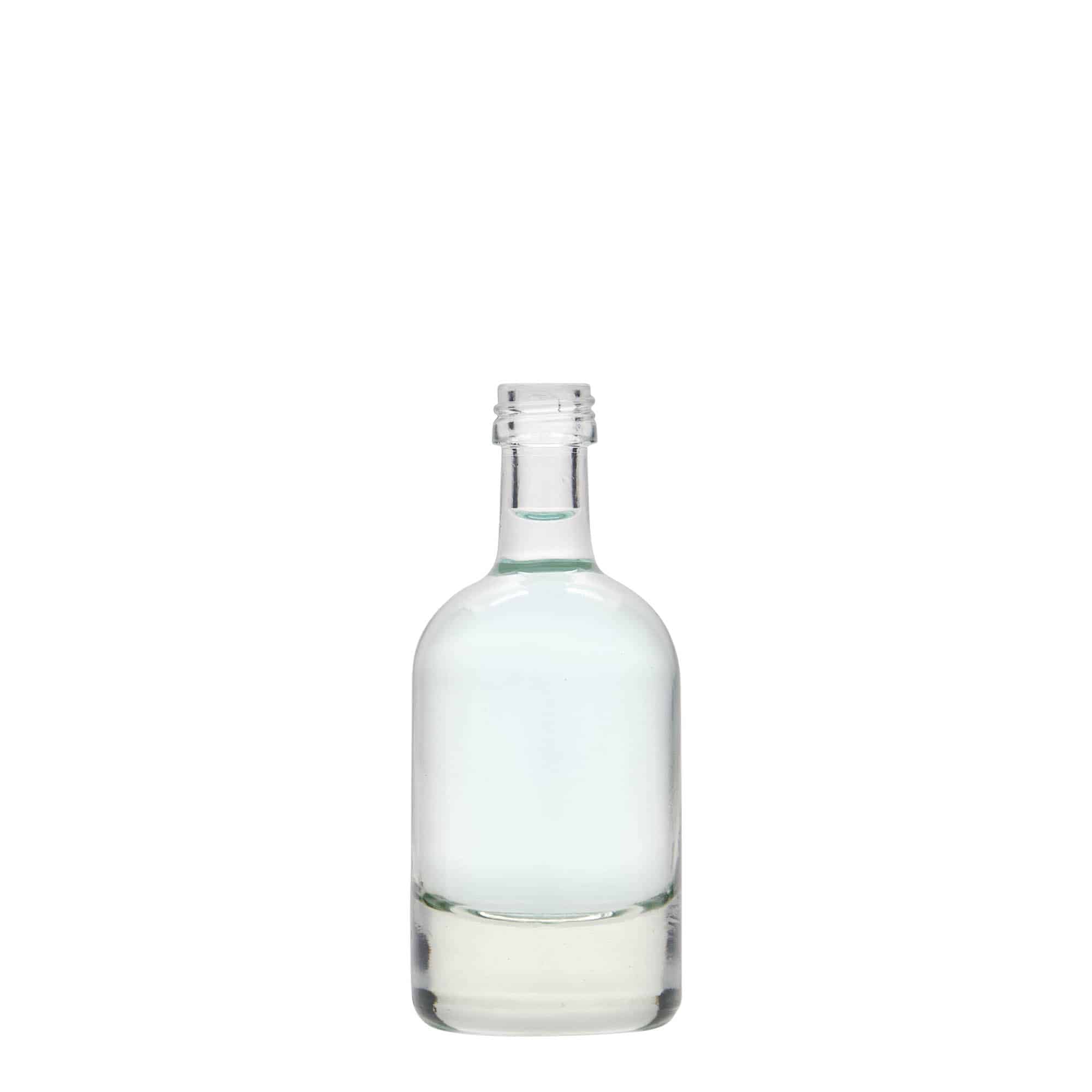 50 ml staklena boca 'Linea Uno', grlo: PP 18