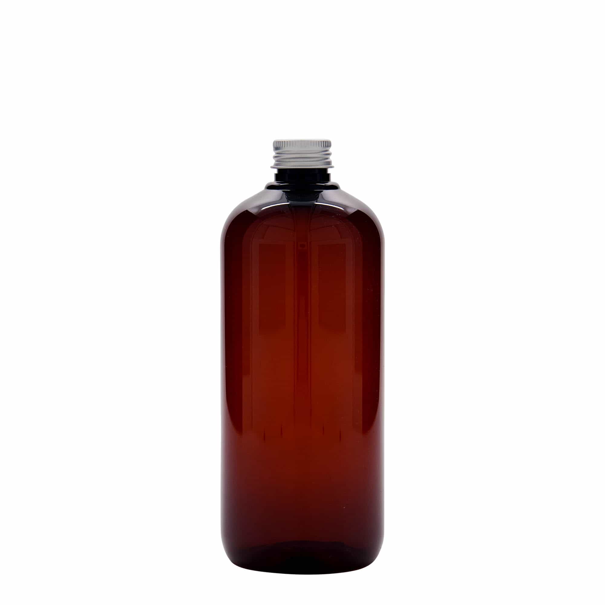 Reciklirana plastična boca 500 ml 'Victor's Best', PCR, smeđa, otvor: 24/410
