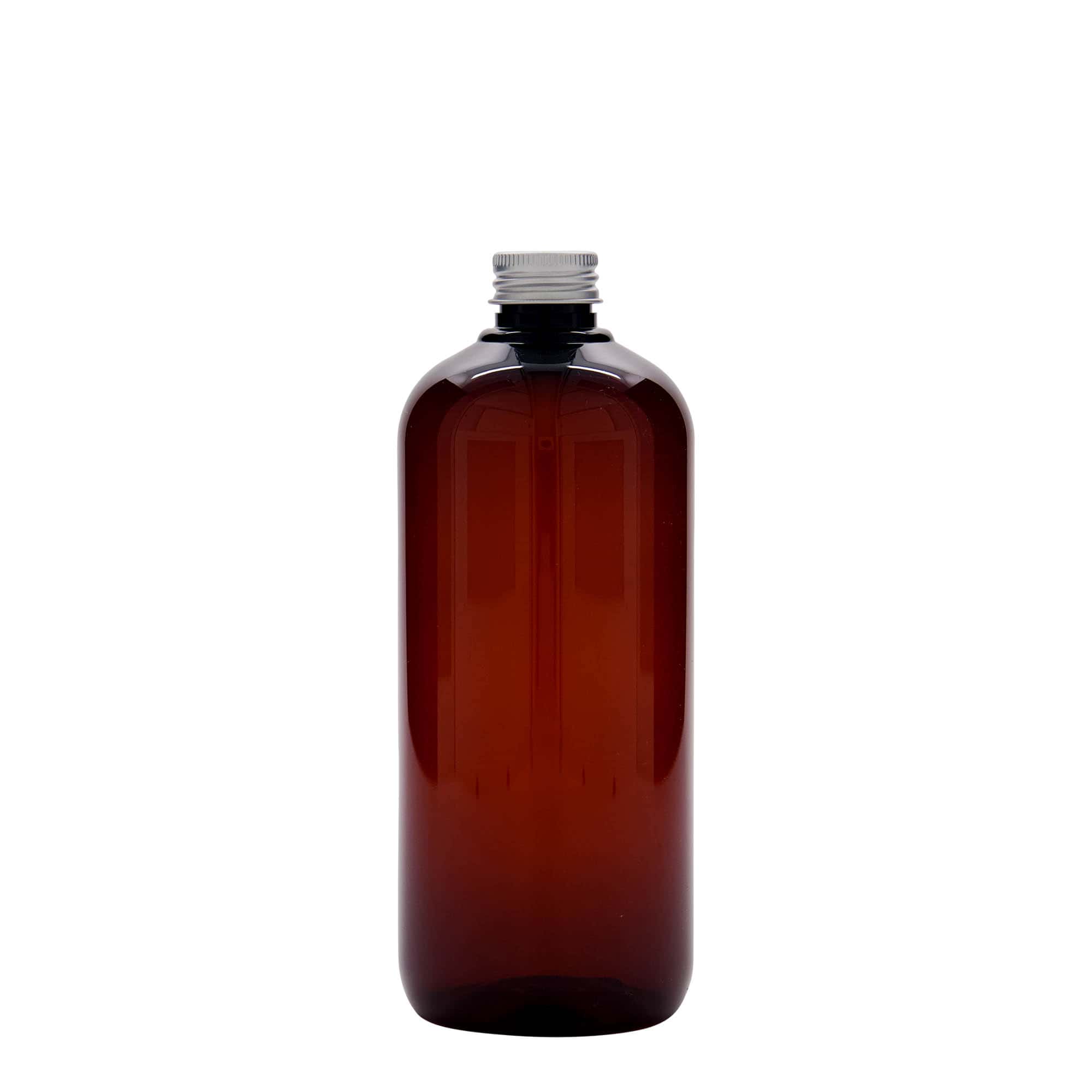 500 ml boca od reciklirane plastike 'Victor's Best', PCR, smeđa, grlo: 24/410