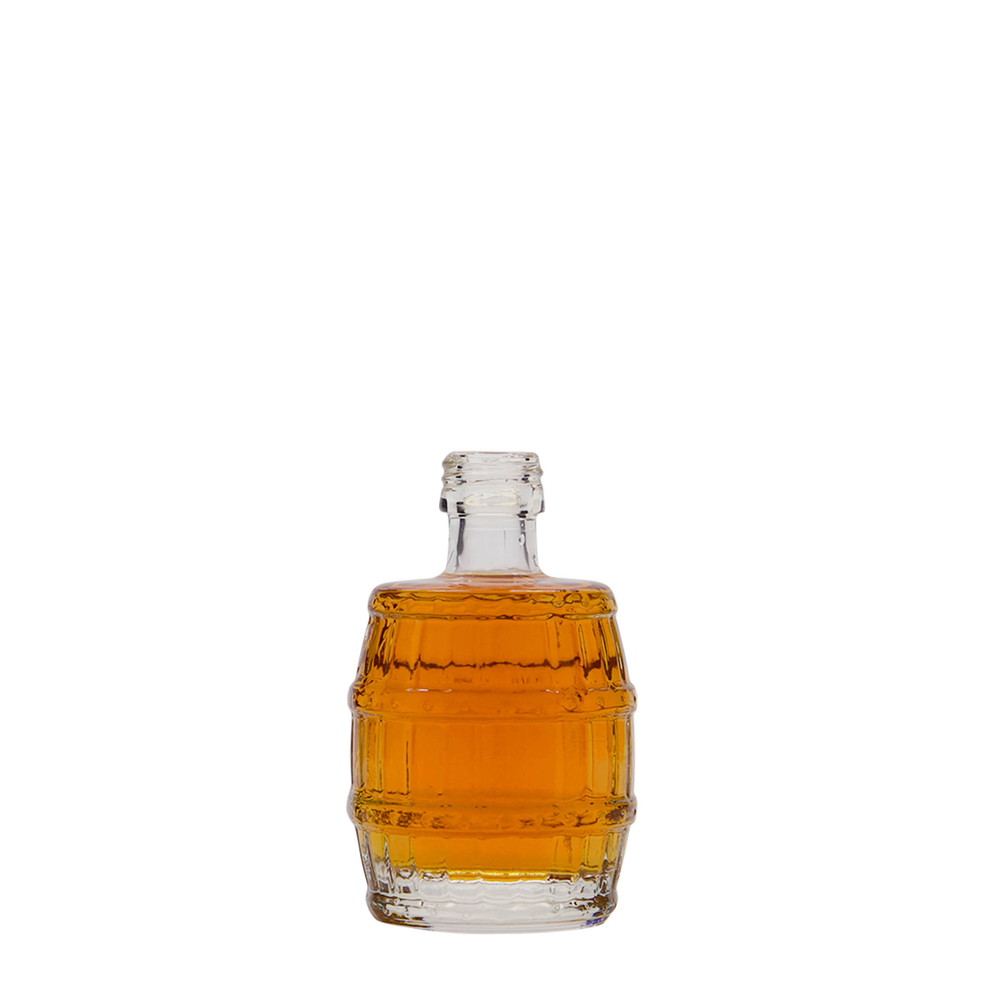 50 ml staklena boca 'Bačva', grlo: PP 18