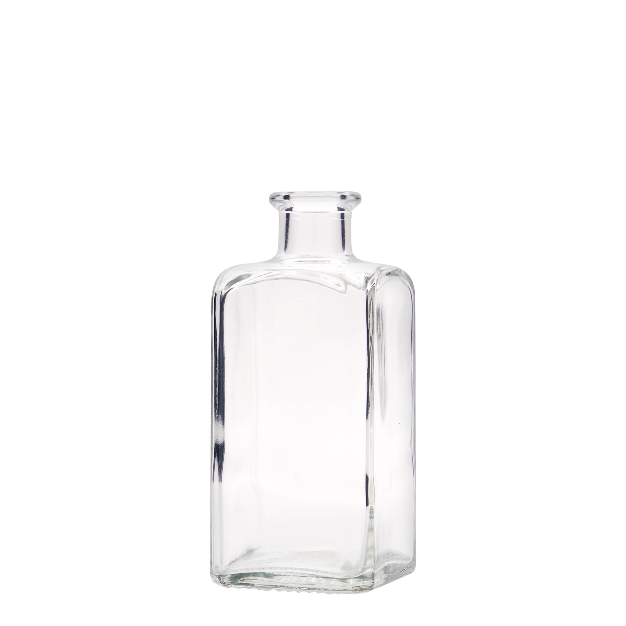 250 ml staklena boca Apotheker Carré, kvadratna, grlo: pluta 250 ml staklena boca Apotheker Carré, kvadratna, grlo: pluta