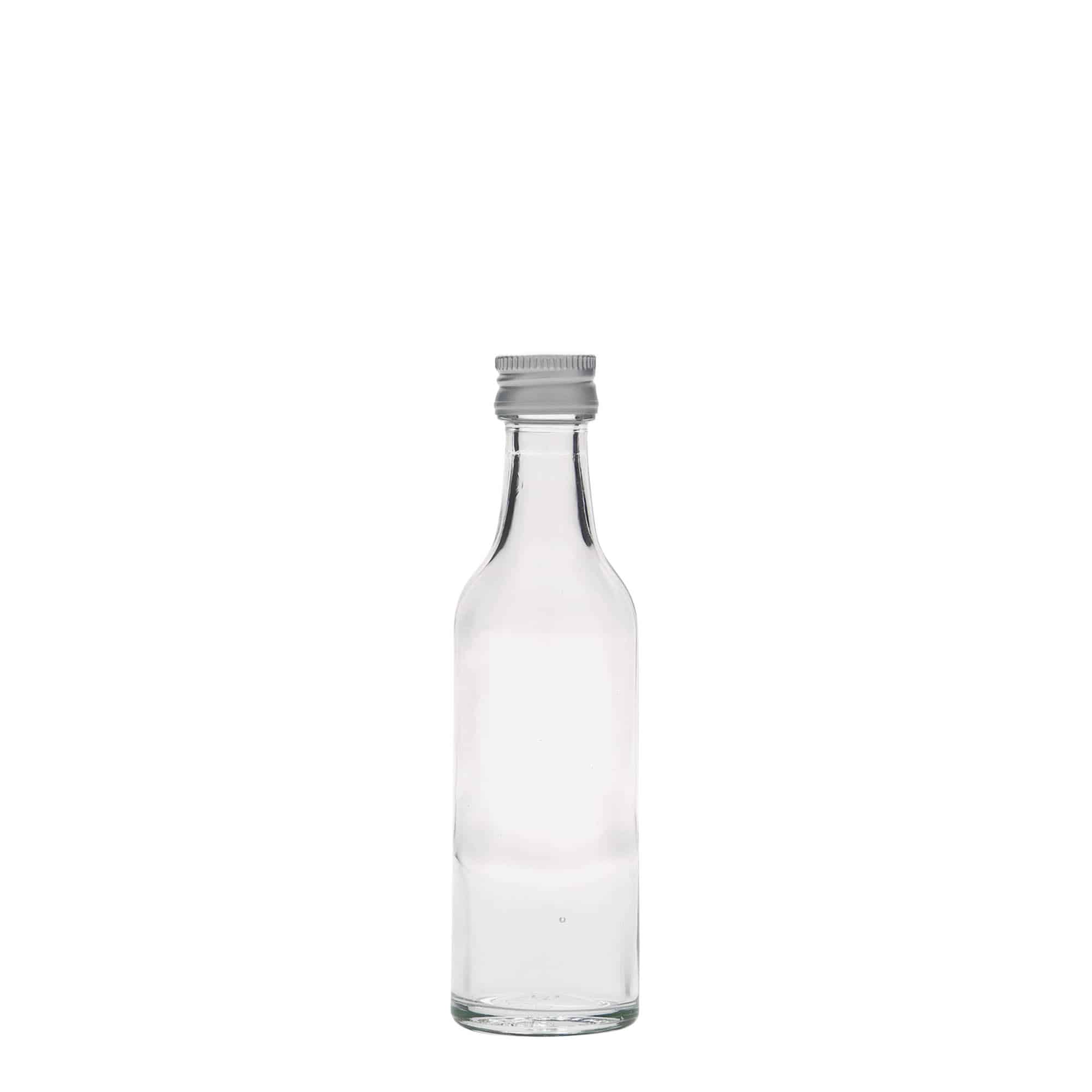 50 ml staklena boca s ravnim vratom, otvor: PP 18