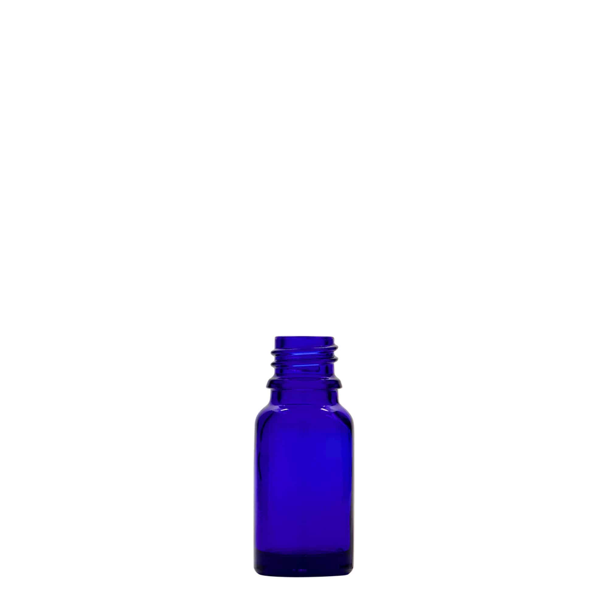 Farmaceutska boca 10 ml, staklo, kraljevski plava, otvor: DIN 18 Farmaceutska boca 10 ml, staklo, kraljevski plava, otvor: DIN 18