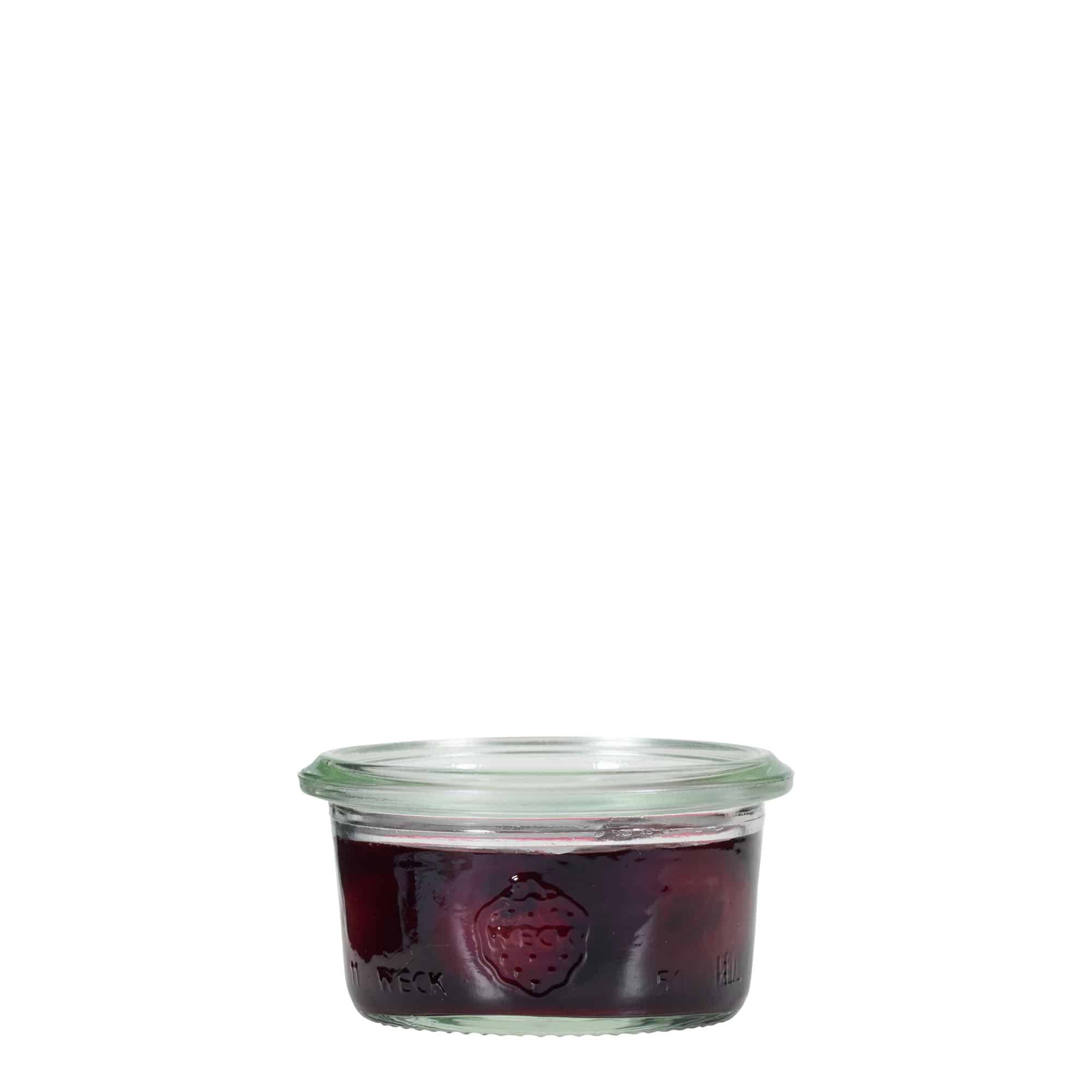 WECK cilindrična staklenka 50 ml, otvor: okrugli rub