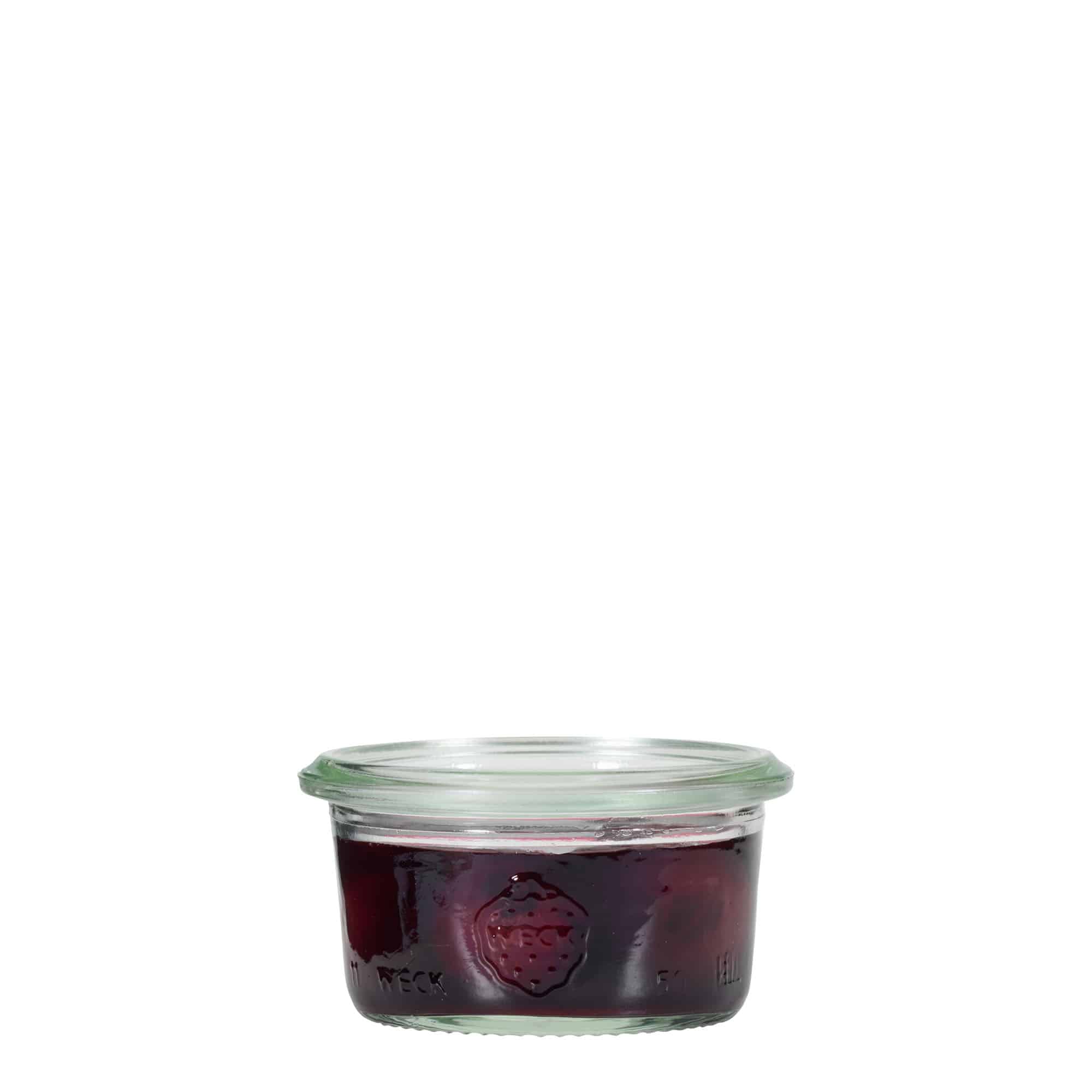 50 ml WECK-staklenka za okretanje, otvor: okrugli rub