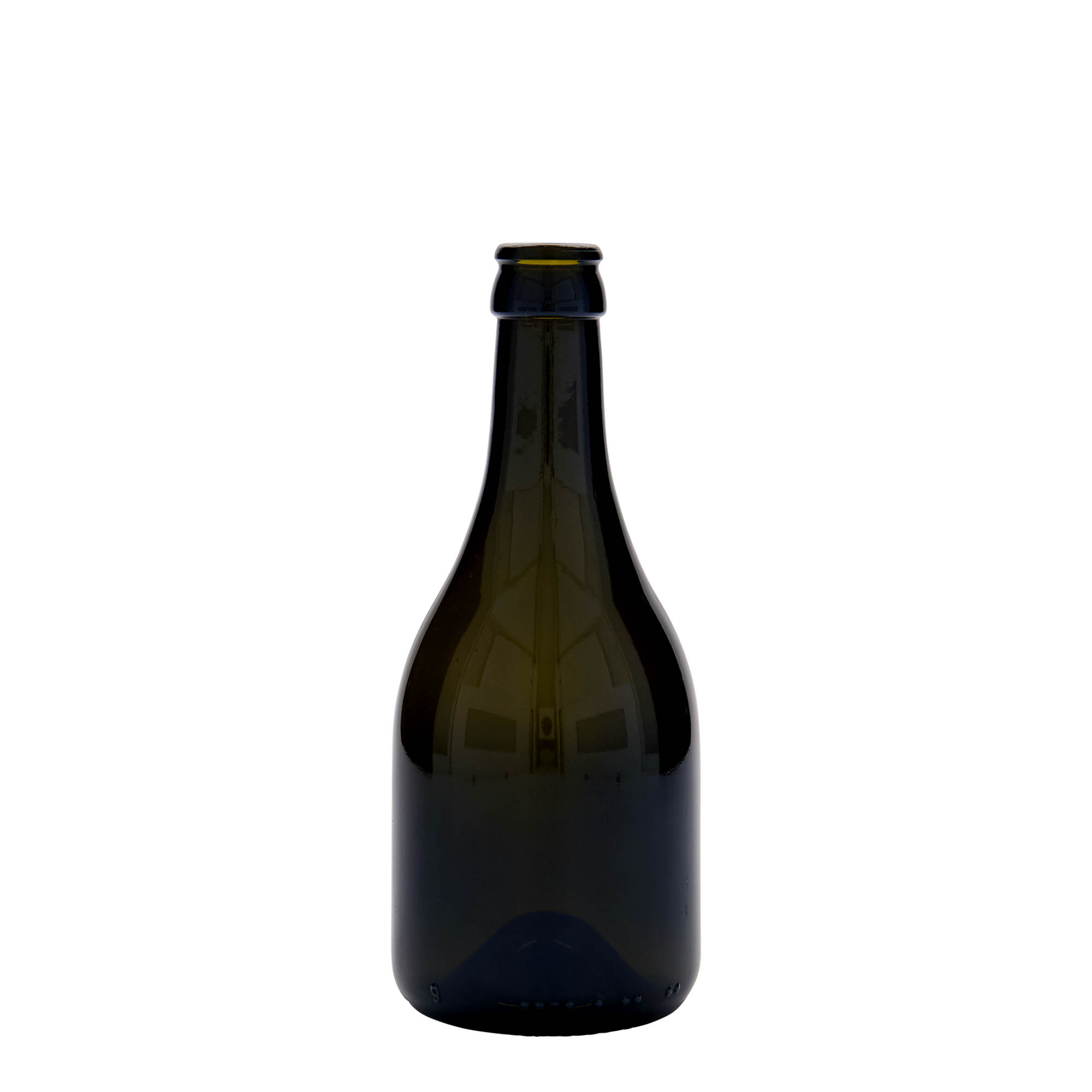 330 ml pivska boca 'Horta', staklo, antikno zeleno, otvor: krunski čep 330 ml pivska boca 'Horta', staklo, antikno zeleno, otvor: krunski čep