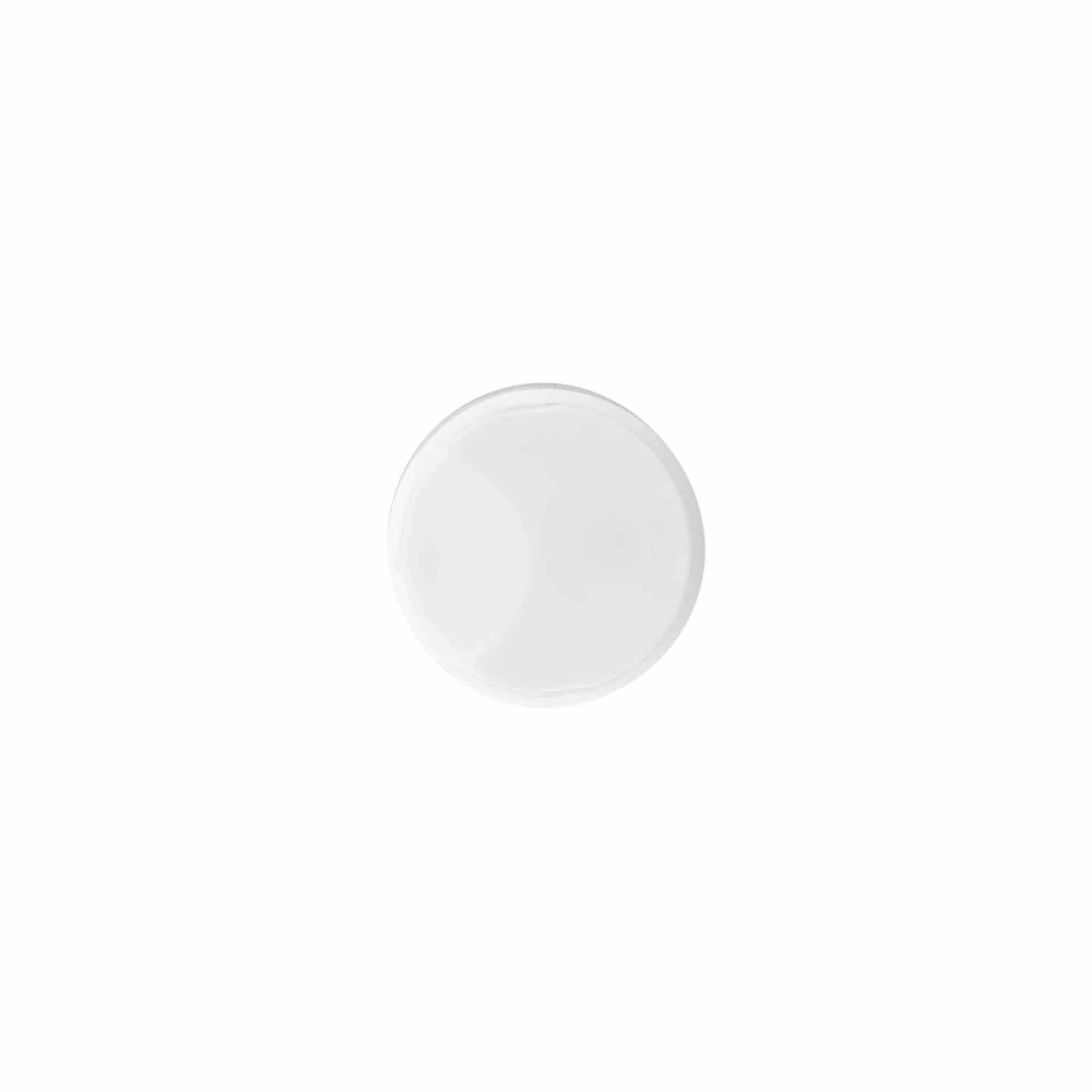 Navojni čep Disc Top, PP plastika, bijeli, za otvor: 24/410