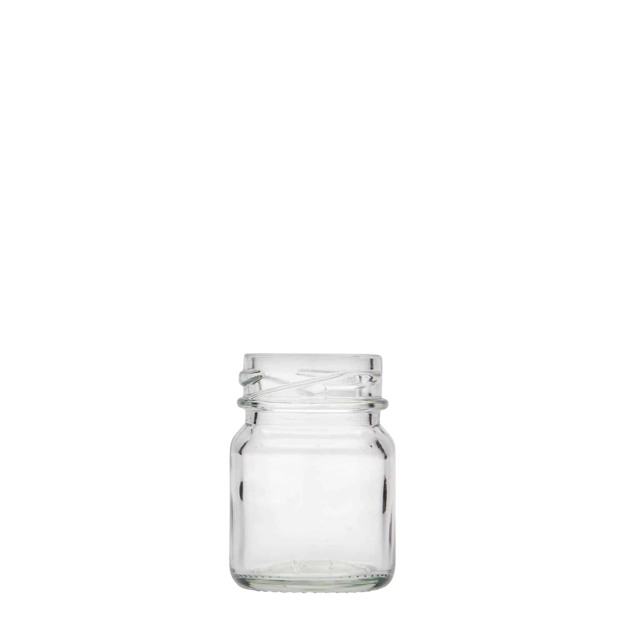 Visoka okrugla staklenka 45 ml, otvor: Twist off (TO 38) Visoka okrugla staklenka 45 ml, otvor: Twist off (TO 38)