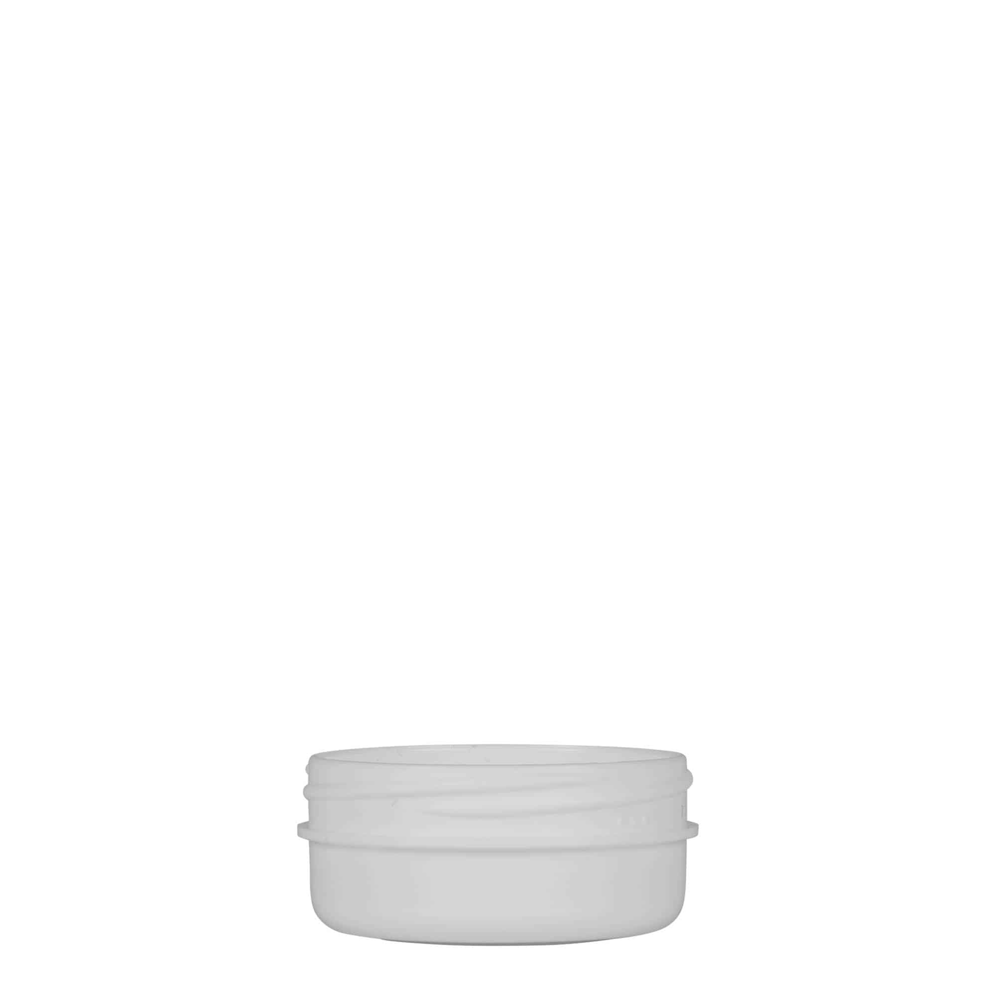 12 ml plastična posuda 'White Line', PP, bijela, otvor: navojni zatvarač