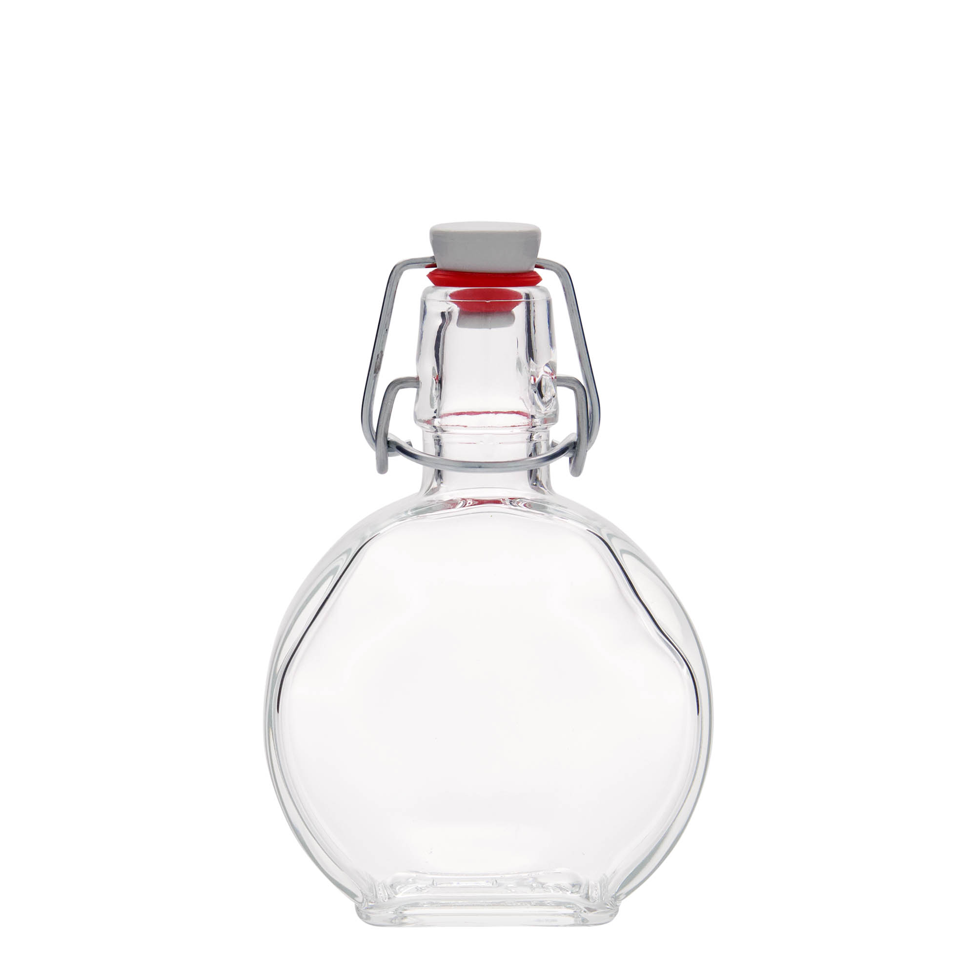 200 ml staklena boca 'Sensatione', pravokutna, grlo: zatvarač s kopčom 200 ml staklena boca 'Sensatione', pravokutna, grlo: zatvarač s kopčom
