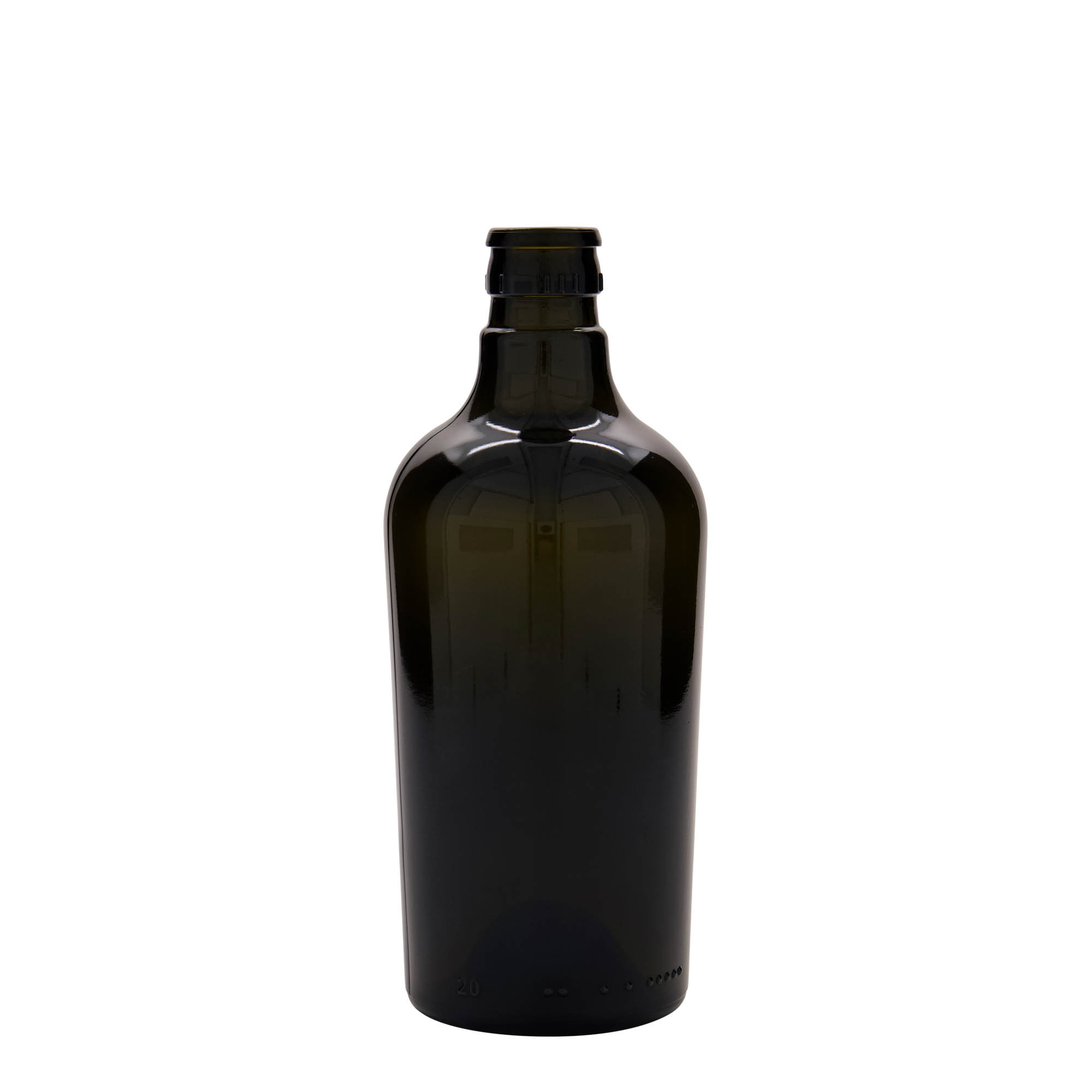 500 ml boca za ocat/ulje 'Oleum', staklo, antikno zelena, grlo: DOP 500 ml boca za ocat/ulje 'Oleum', staklo, antikno zelena, grlo: DOP