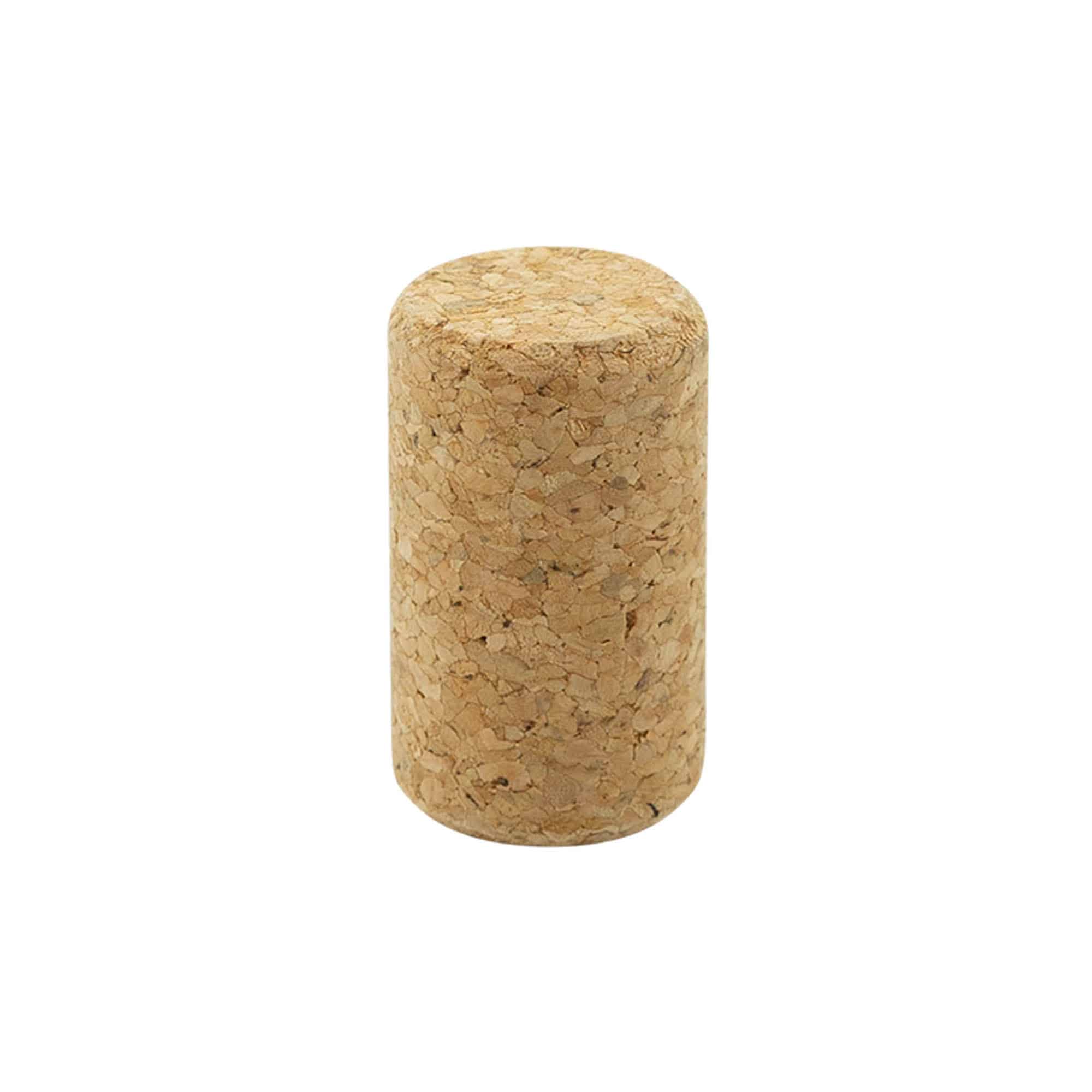 Čep za vino 22,5 mm, prešani čep, bež, za grlo: čep