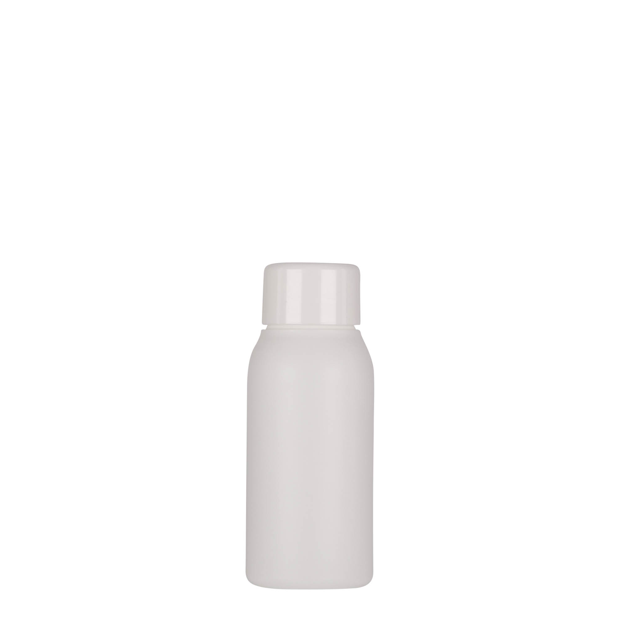 50 ml plastična boca 'Tuffy', HDPE, bijela, grlo: 24/410