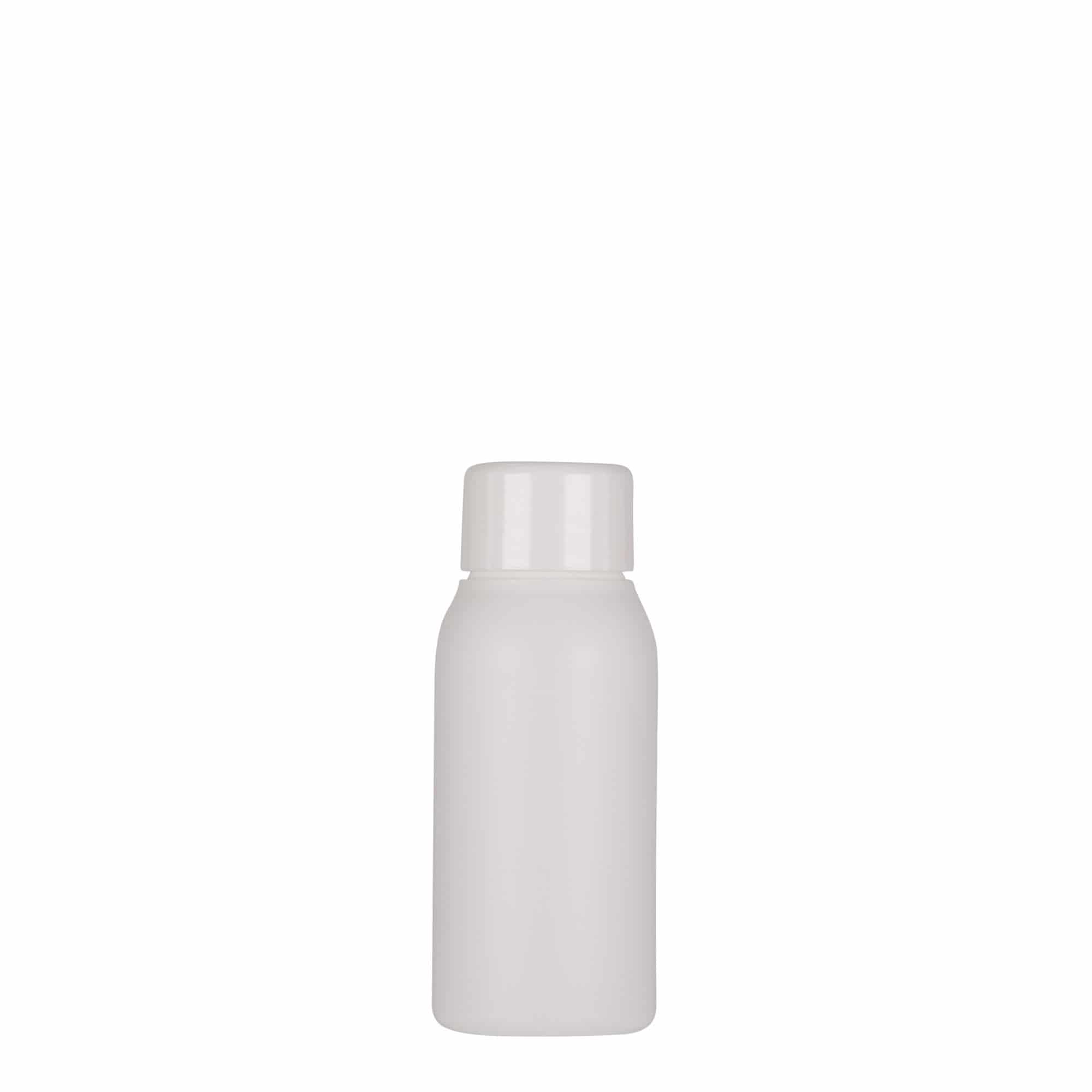 50 ml plastična boca 'Tuffy', HDPE, bijela, grlo: 24/410