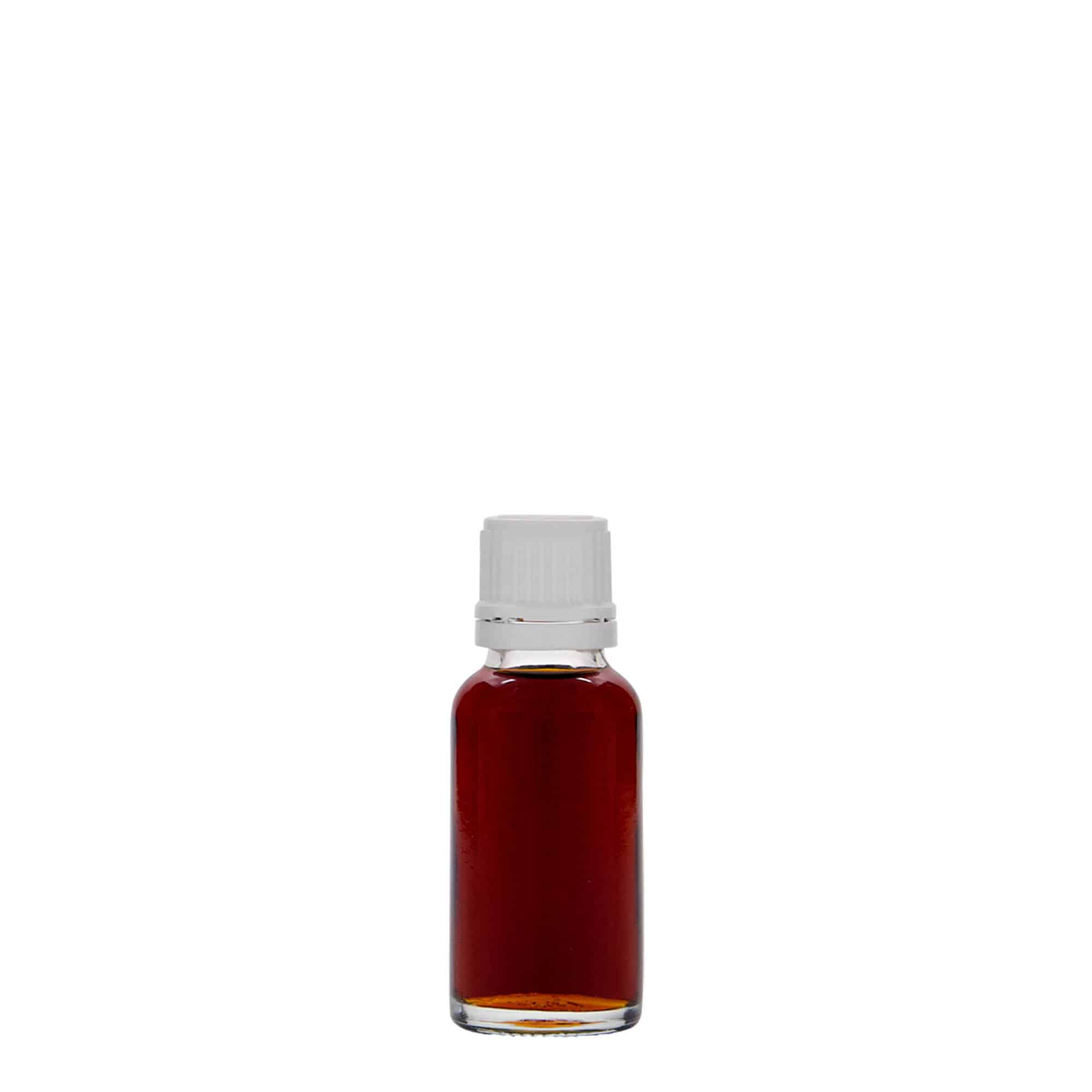Farmaceutska boca 20 ml, staklo, otvor: DIN 18