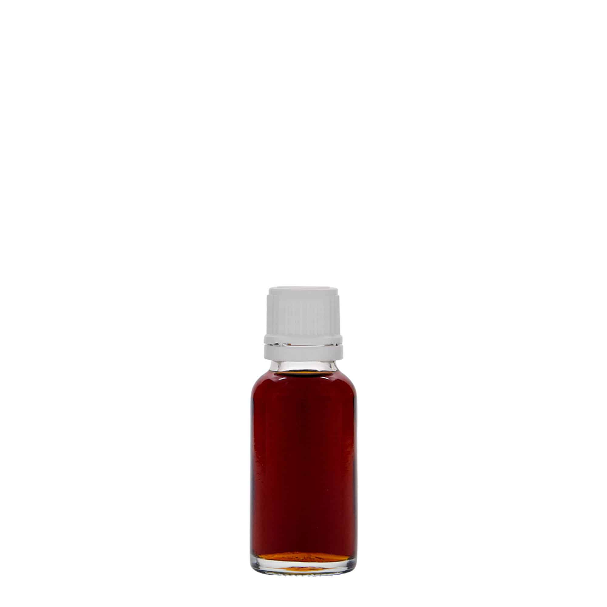 20 ml medicinska boca, staklo, otvor: DIN 18
