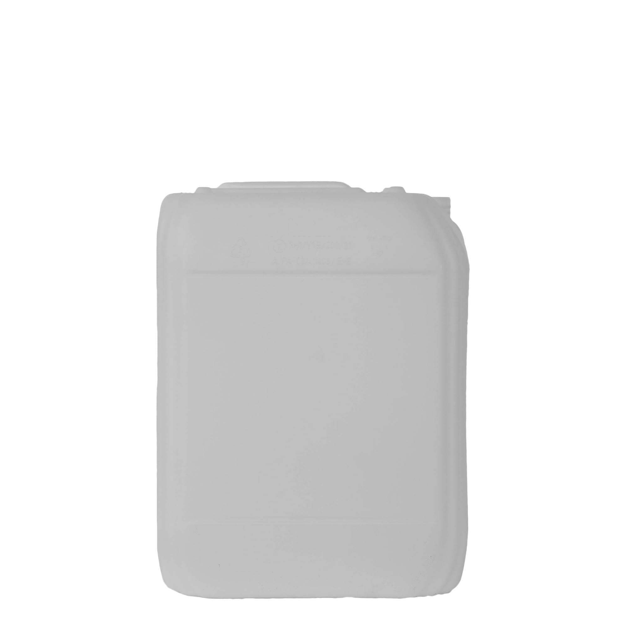 Kanistar 20 l, pravokutni, HDPE plastika, prirodna, otvor: ND 60 Kanistar 20 l, pravokutni, HDPE plastika, prirodna, otvor: ND 60