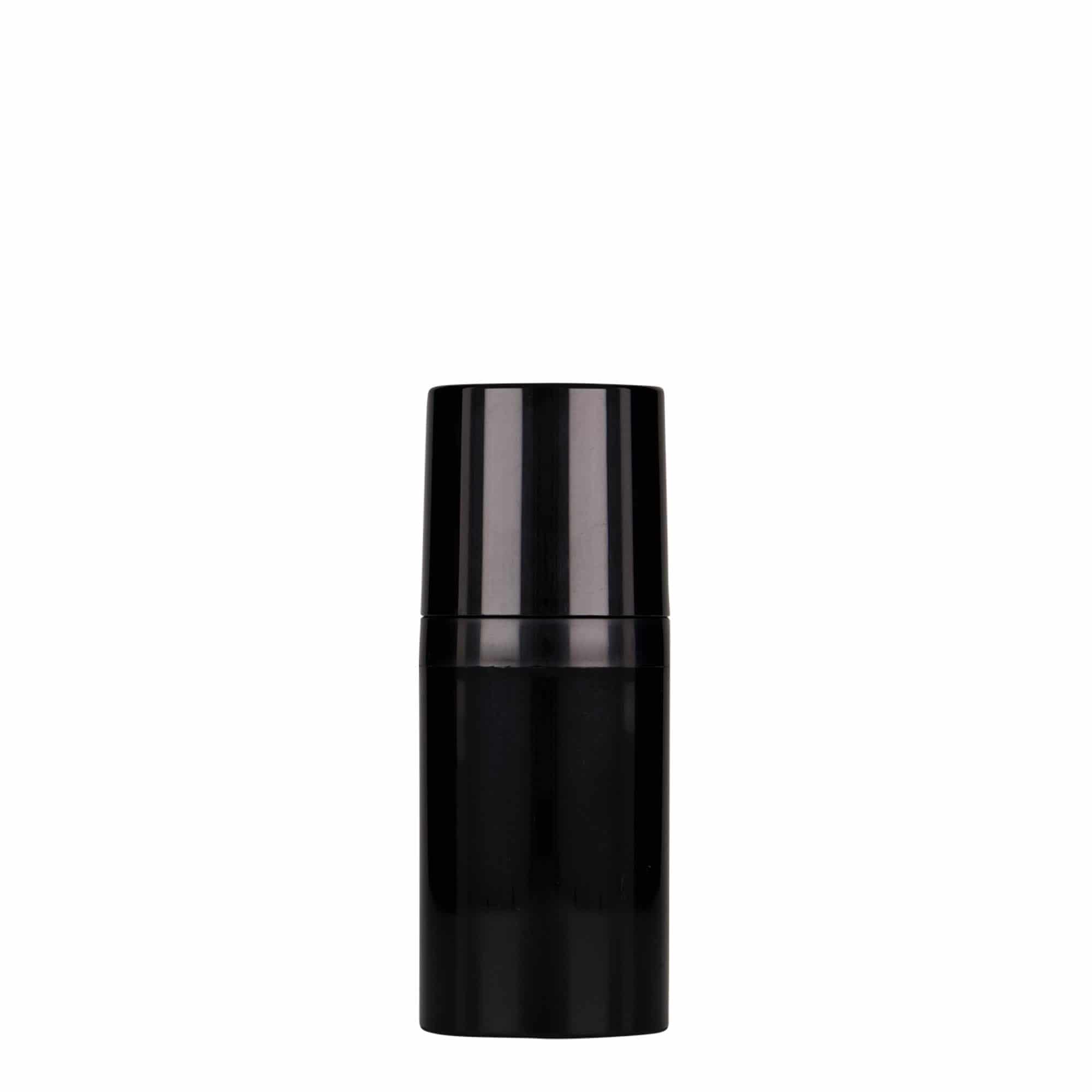 30 ml Airless dozator 'Mezzo', PP-plastika, crni