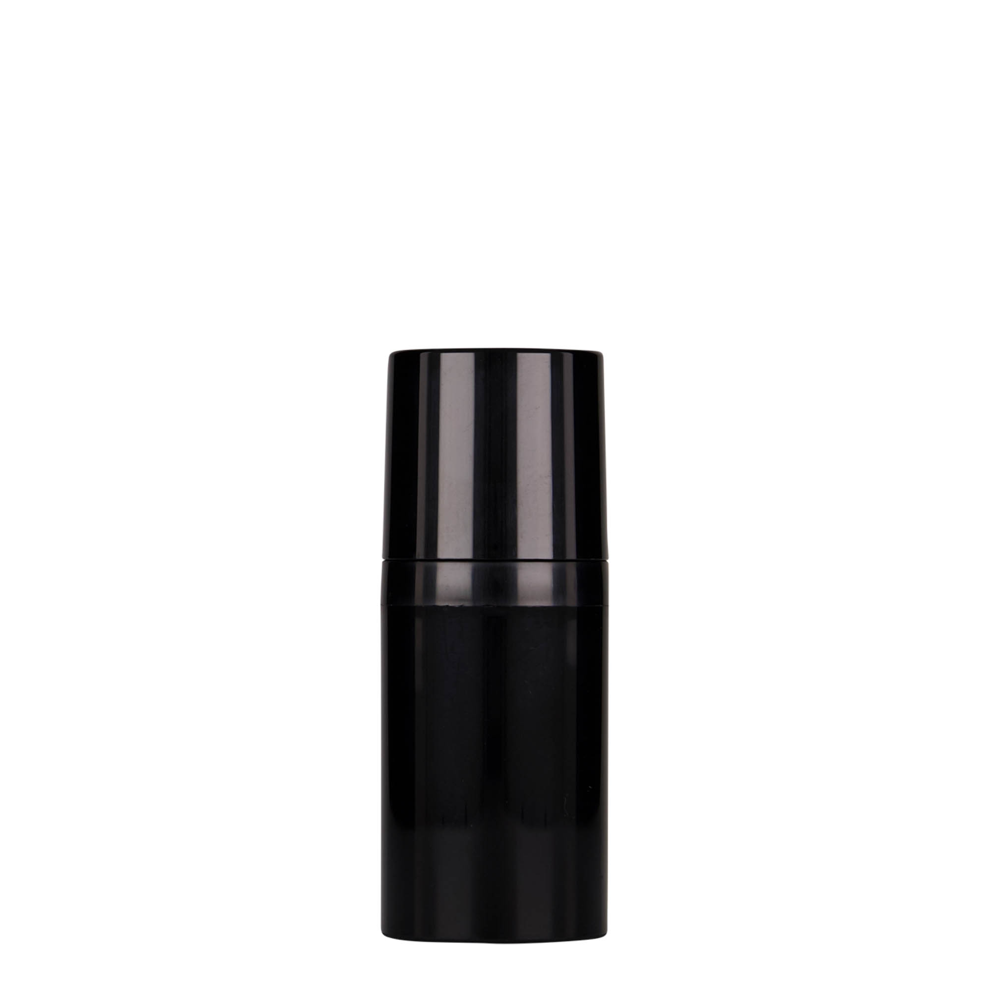 30 ml Airless dozator 'Mezzo', PP-plastika, crni