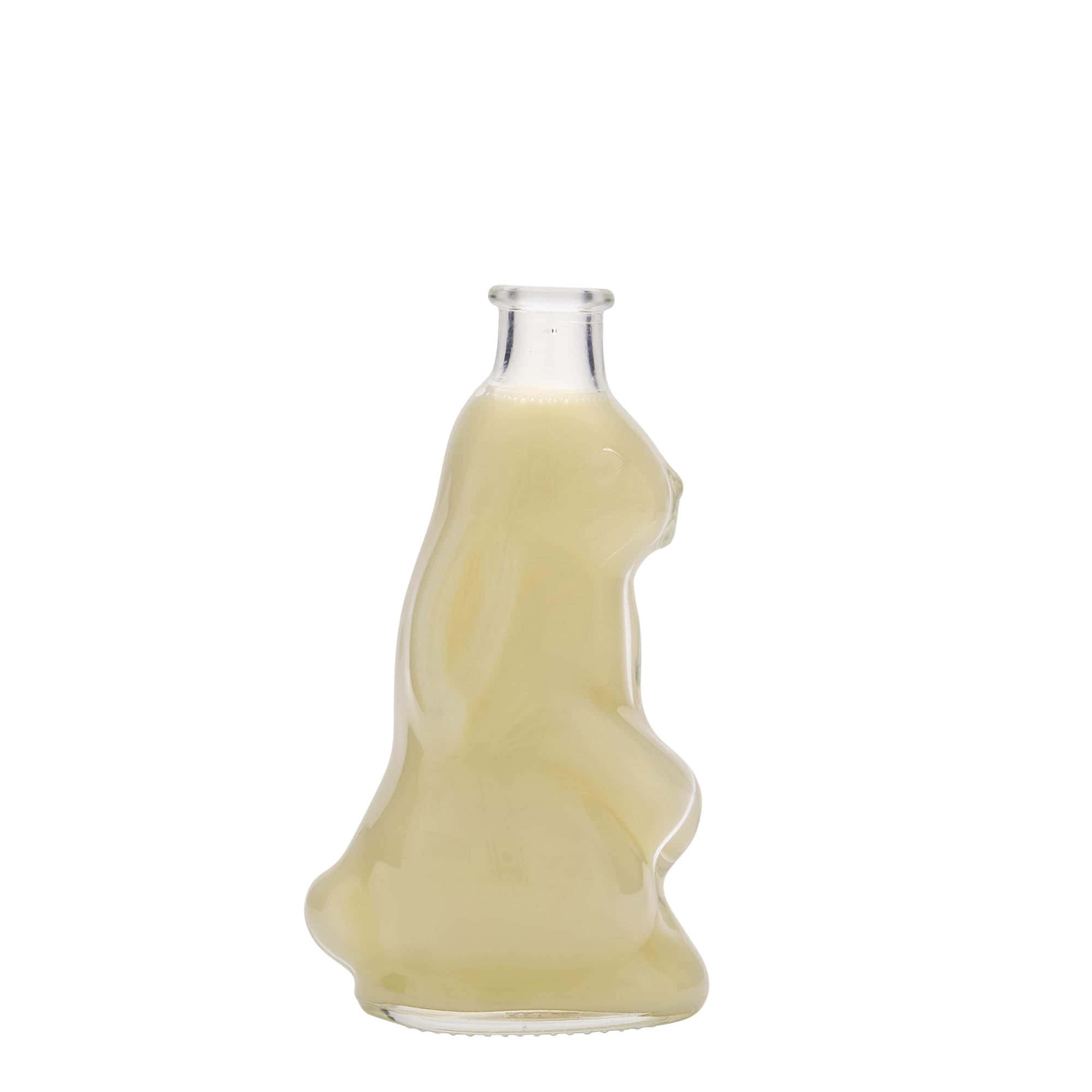 200 ml staklena boca 'Zec', grlo: pluta