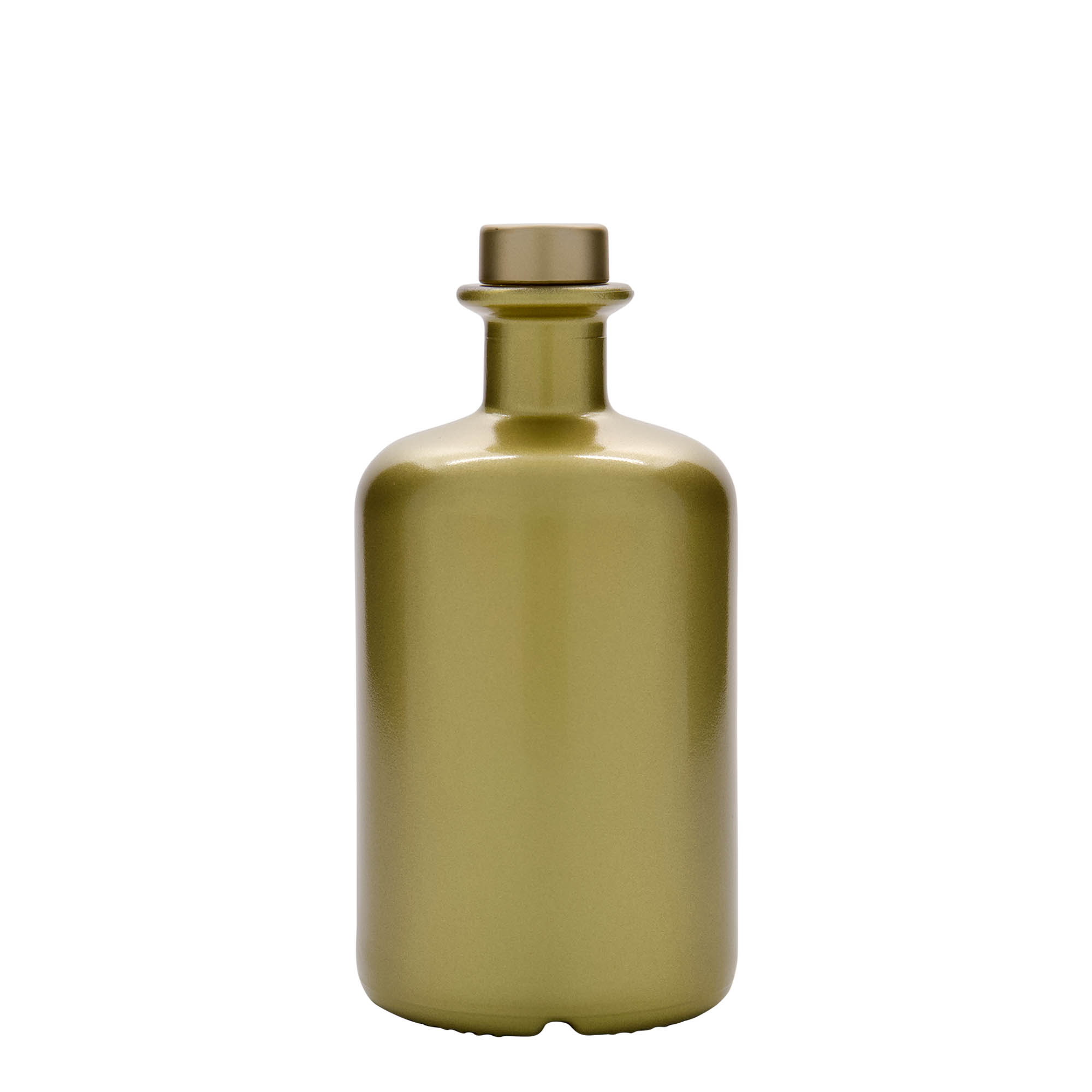 500 ml staklena boca ljekarnika, zlatna, grlo: pluta 500 ml staklena boca ljekarnika, zlatna, grlo: pluta