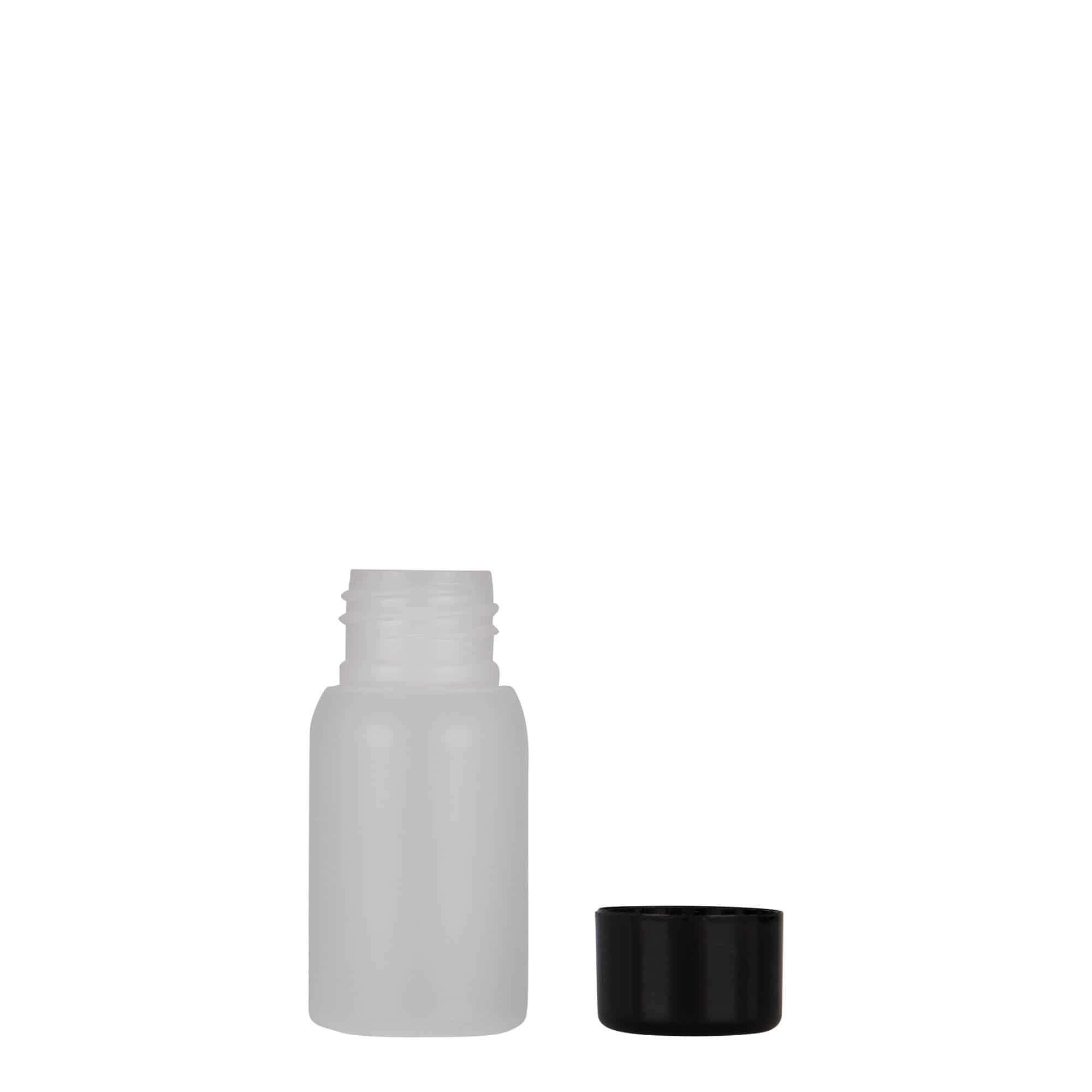 30 ml plastična bočica 'Tuffy', HDPE, prirodna, grlo: 24/410