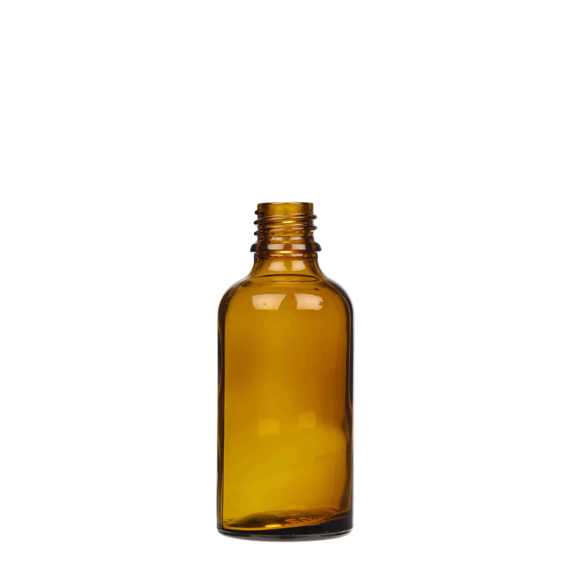 50 ml bočica za prskanje, medicinska, staklena, smeđa, grlo: DIN 18