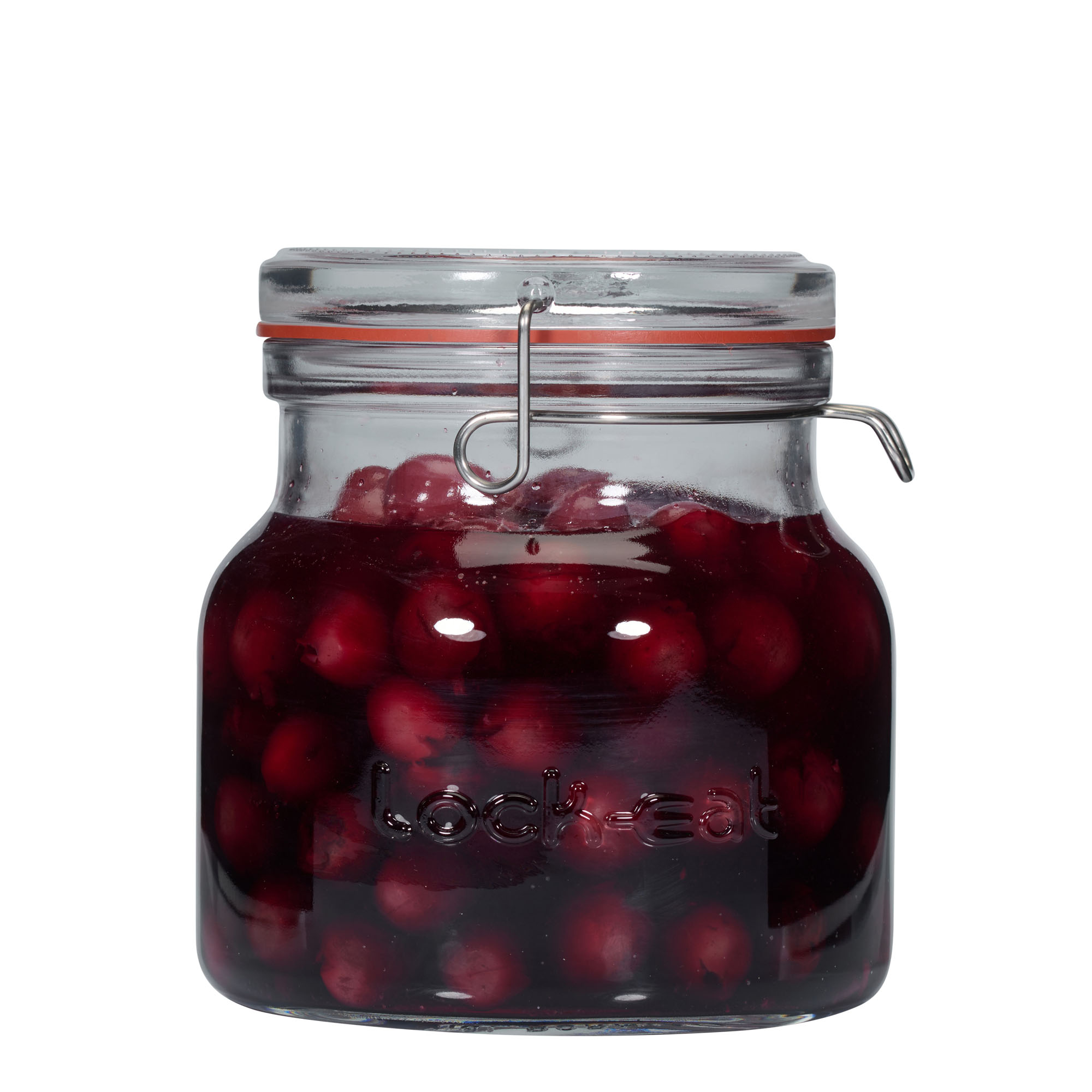 1.500 ml staklena tegla s metalnim zatvaračem 'Lock-Eat', otvor: metalni zatvarač s kopčom