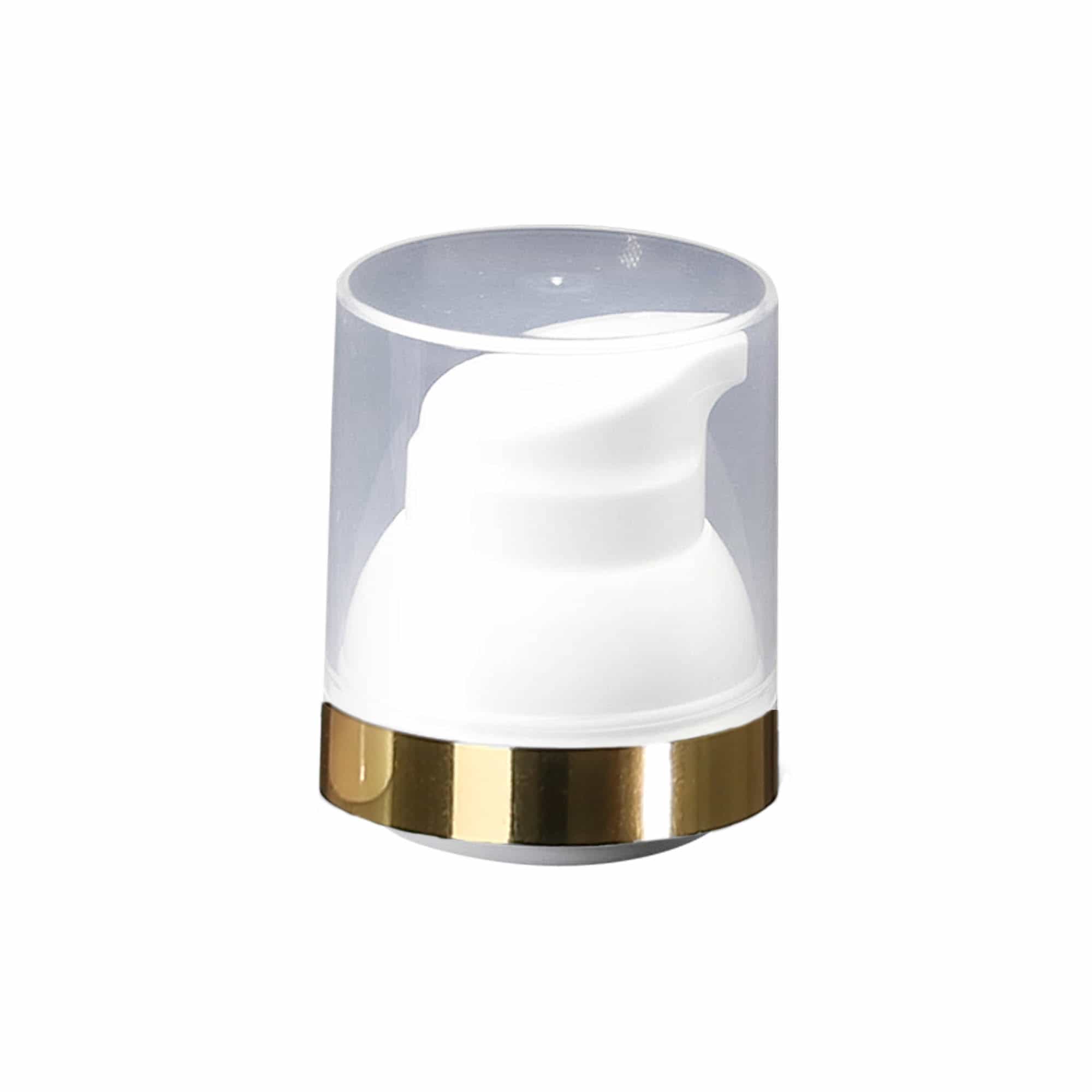 Airless dozirna pumpa 'Mezzo', PP-plastika, bijela Airless dozirna pumpa 'Mezzo', PP-plastika, bijela