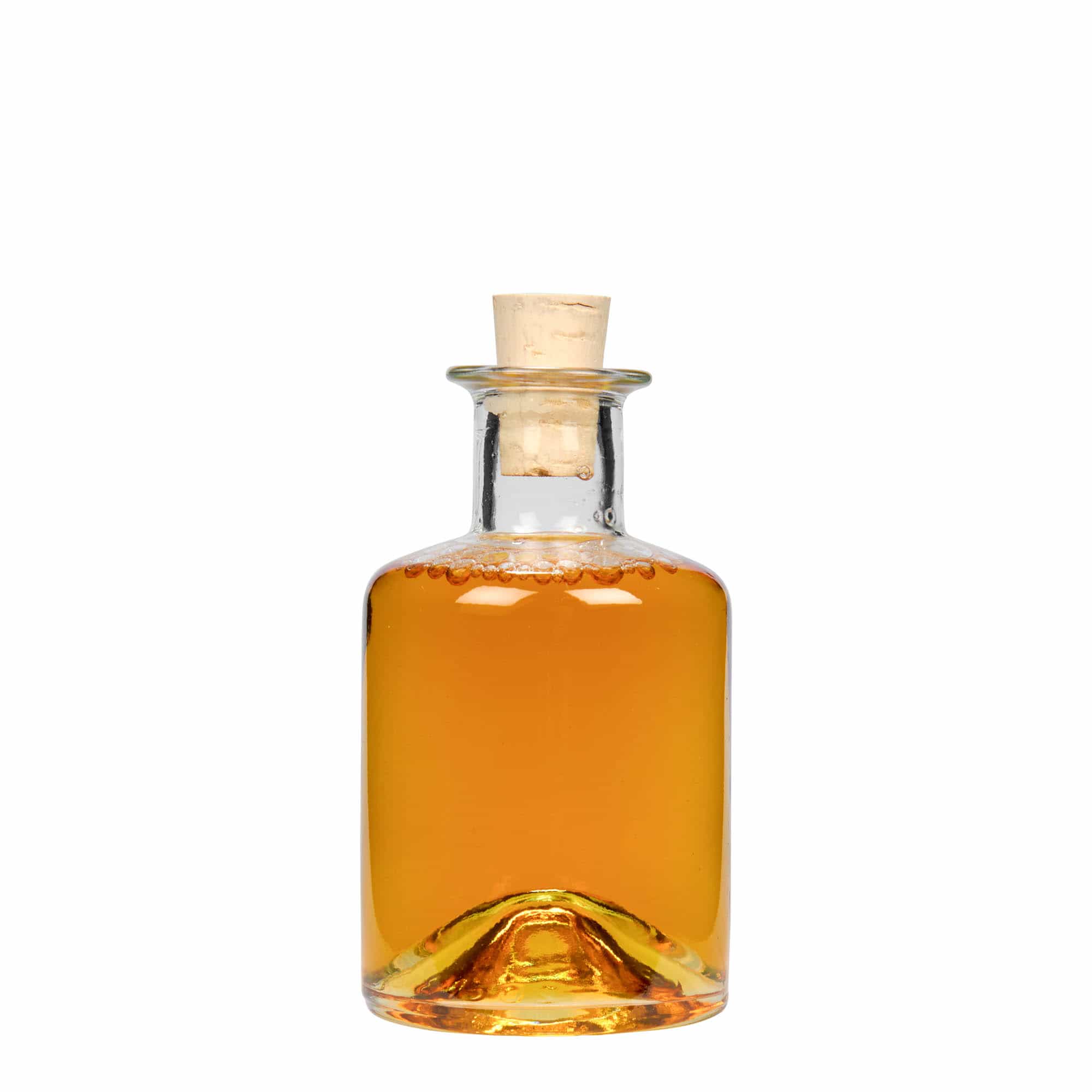 200 ml staklena bočica ljekarnika, otvor: pluta