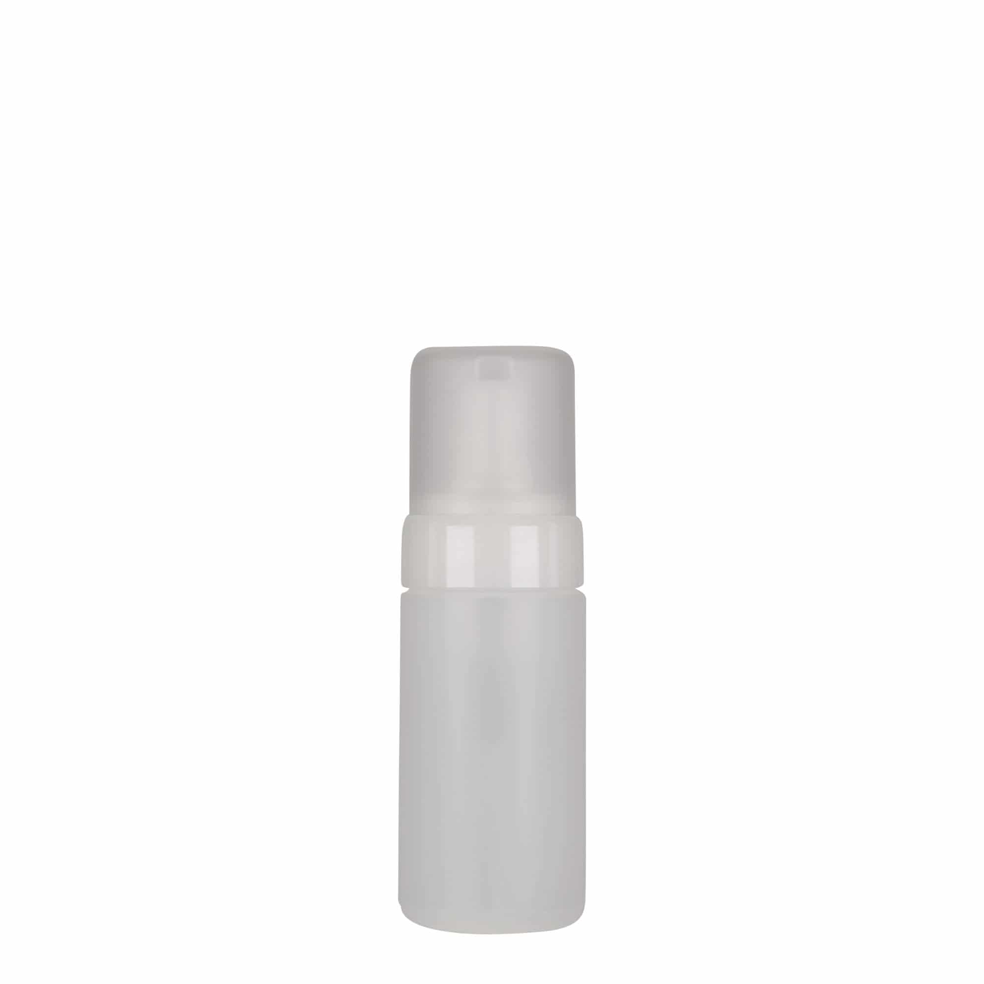 Boca s pumpicom 100 ml 'Foamer', PE plastika, prirodna, otvor: navojni čep